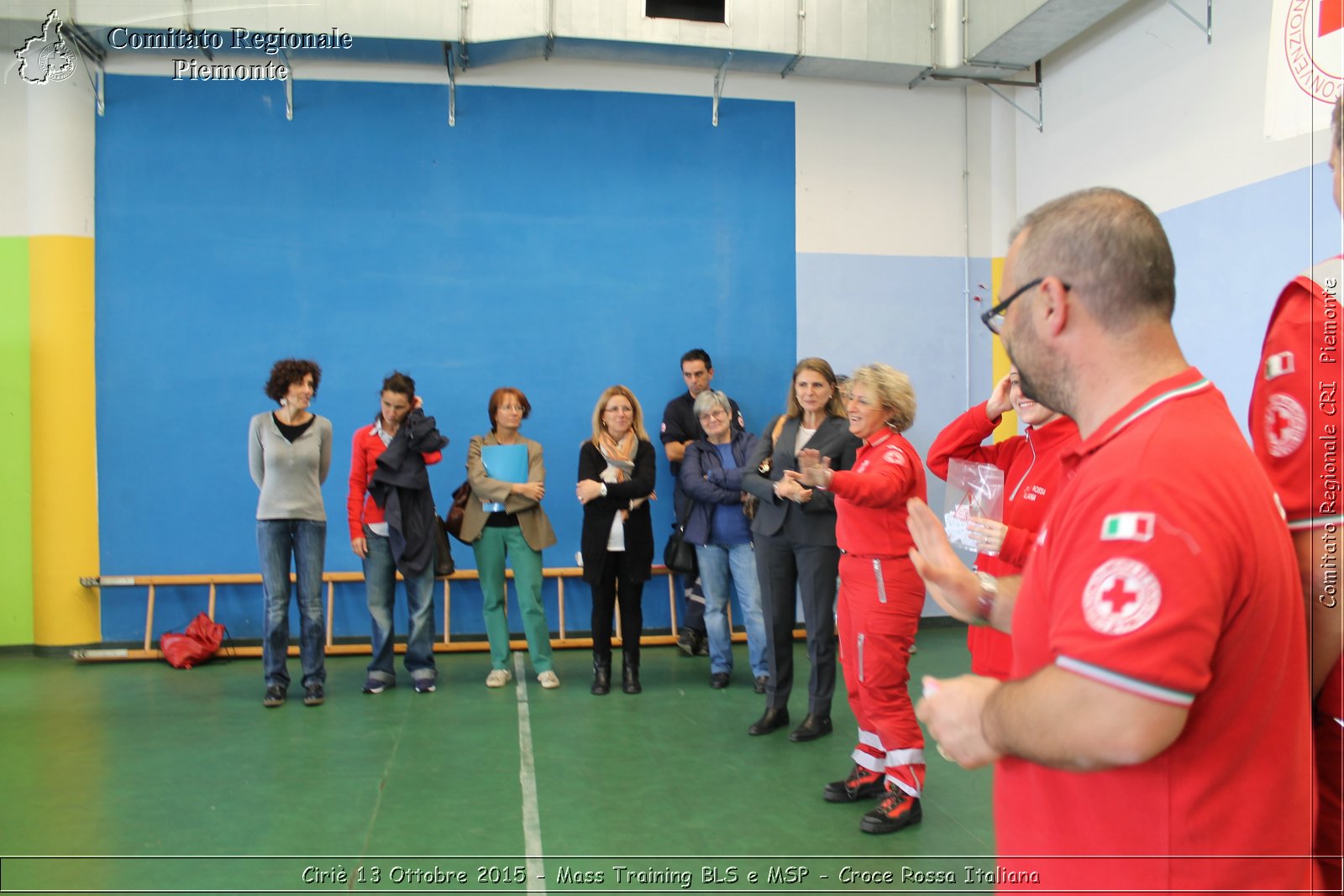 Ciri 13 Ottobre 2015 - Mass Training BLS e MSP - Croce Rossa Italiana- Comitato Regionale del Piemonte