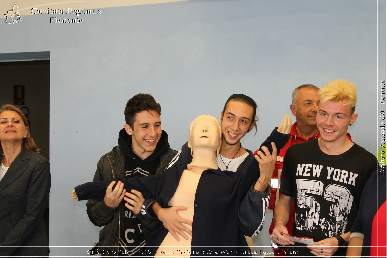 Ciri 13 Ottobre 2015 - Mass Training BLS e MSP - Croce Rossa Italiana- Comitato Regionale del Piemonte