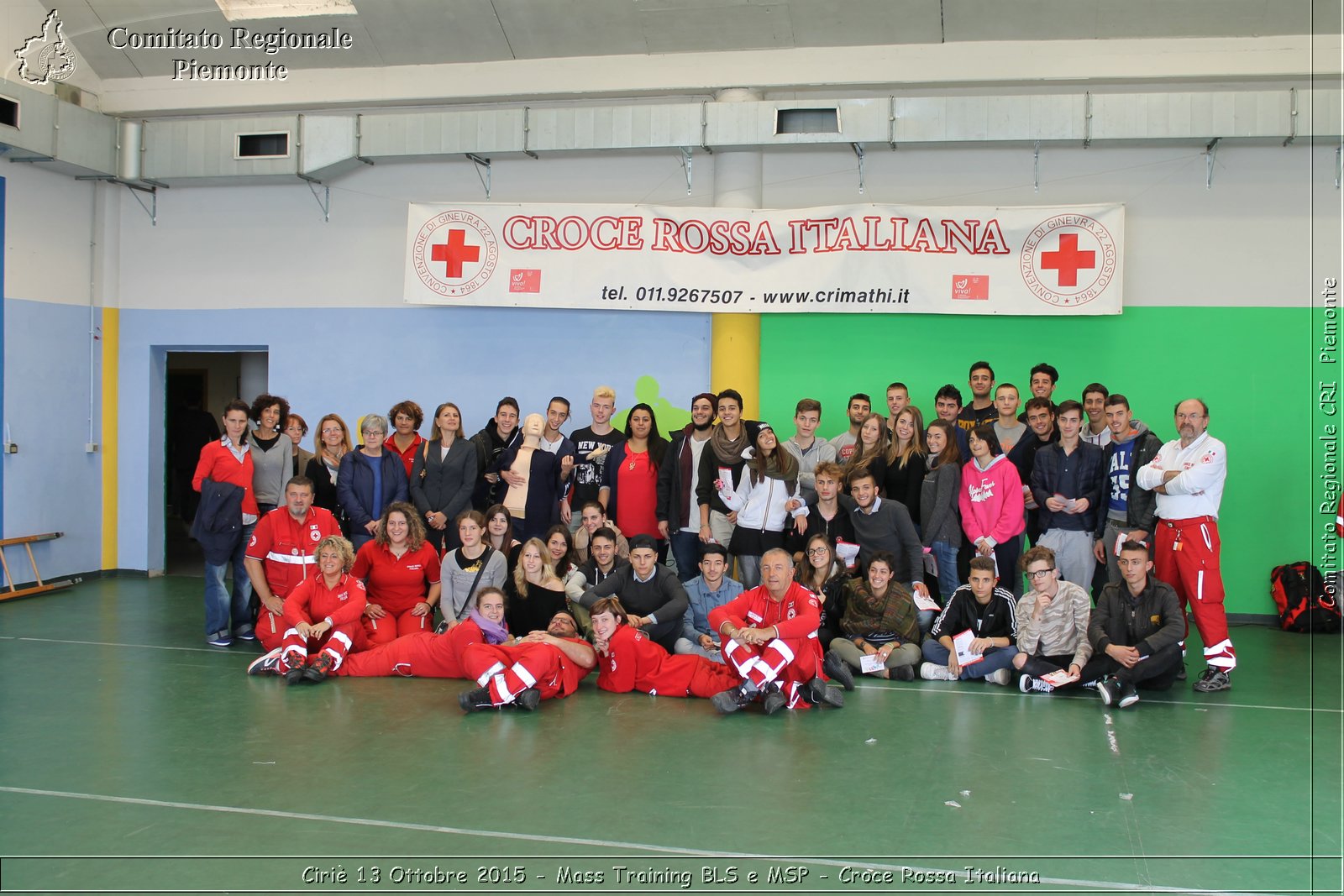 Ciri 13 Ottobre 2015 - Mass Training BLS e MSP - Croce Rossa Italiana- Comitato Regionale del Piemonte