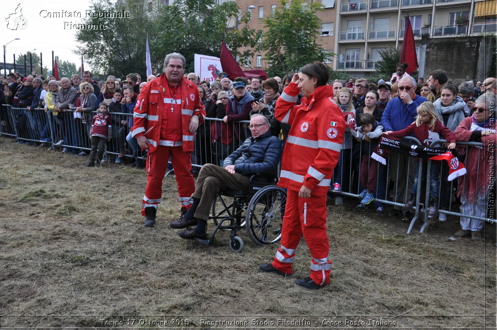 Torino 17 Ottobre 2015 - Ricostruzione Stadio Filadelfia - Croce Rossa Italiana- Comitato Regionale del Piemonte