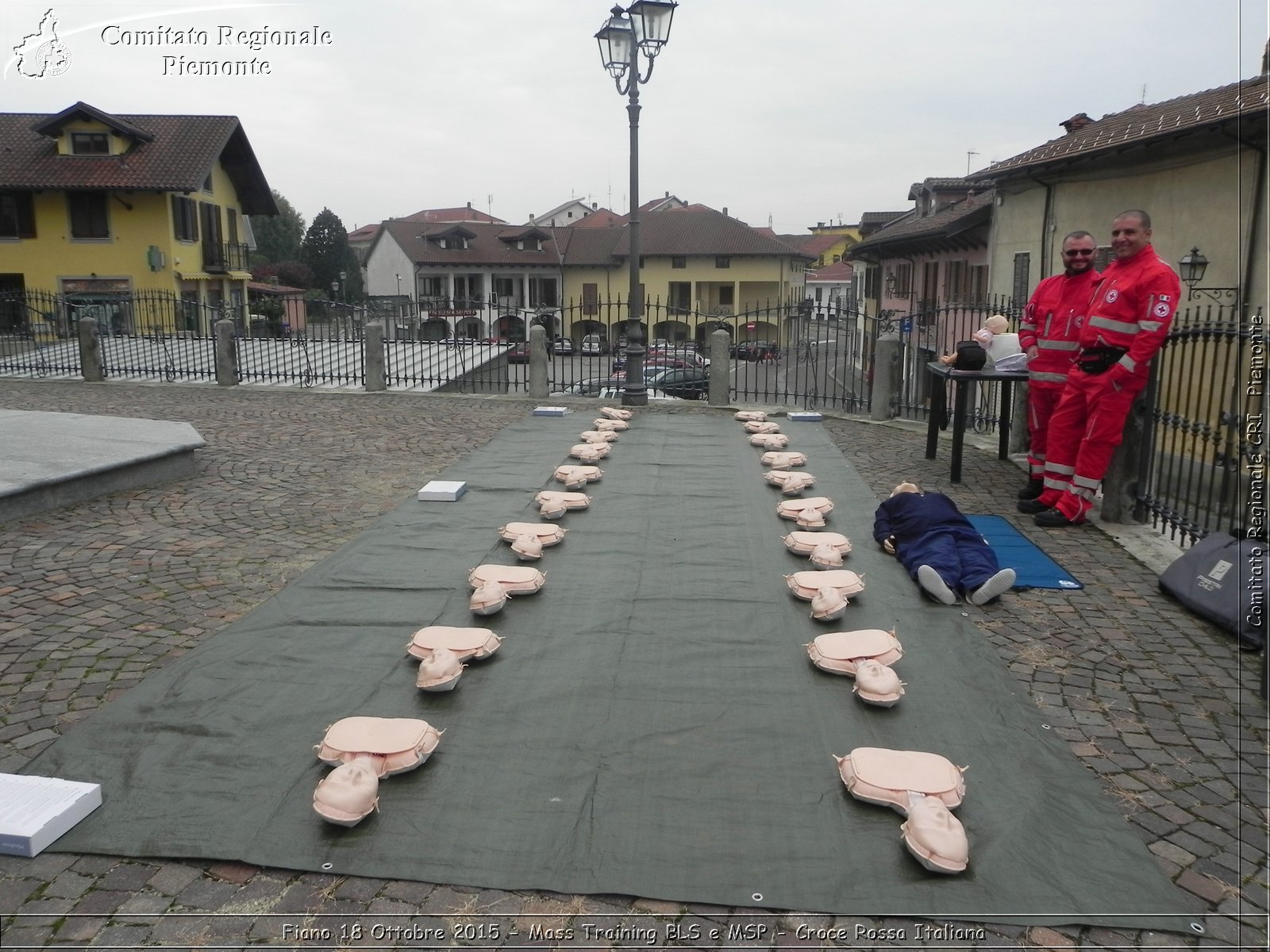 Fiano 18 Ottobre 2015 - Mass Training BLS e MSP - Croce Rossa Italiana- Comitato Regionale del Piemonte