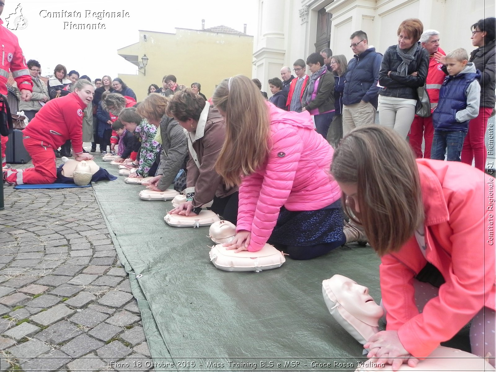 Fiano 18 Ottobre 2015 - Mass Training BLS e MSP - Croce Rossa Italiana- Comitato Regionale del Piemonte