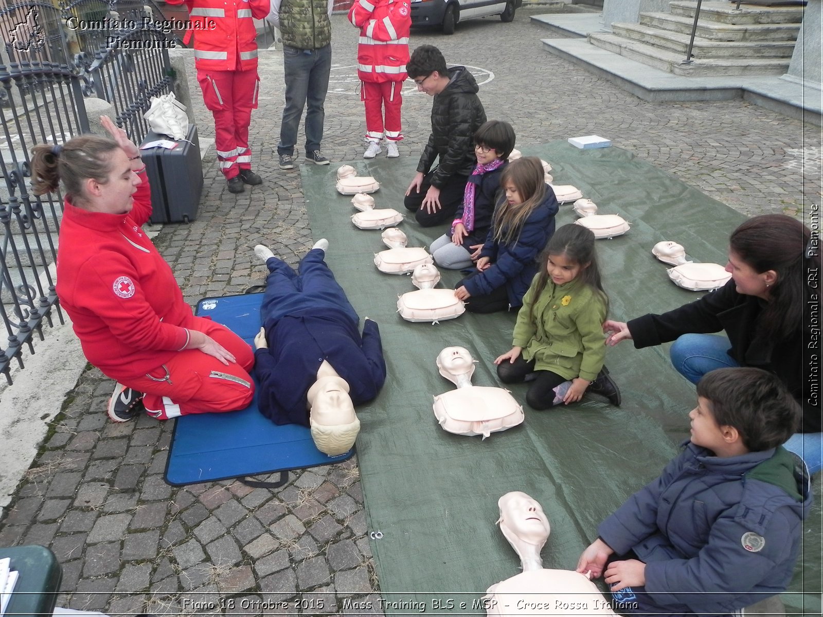 Fiano 18 Ottobre 2015 - Mass Training BLS e MSP - Croce Rossa Italiana- Comitato Regionale del Piemonte