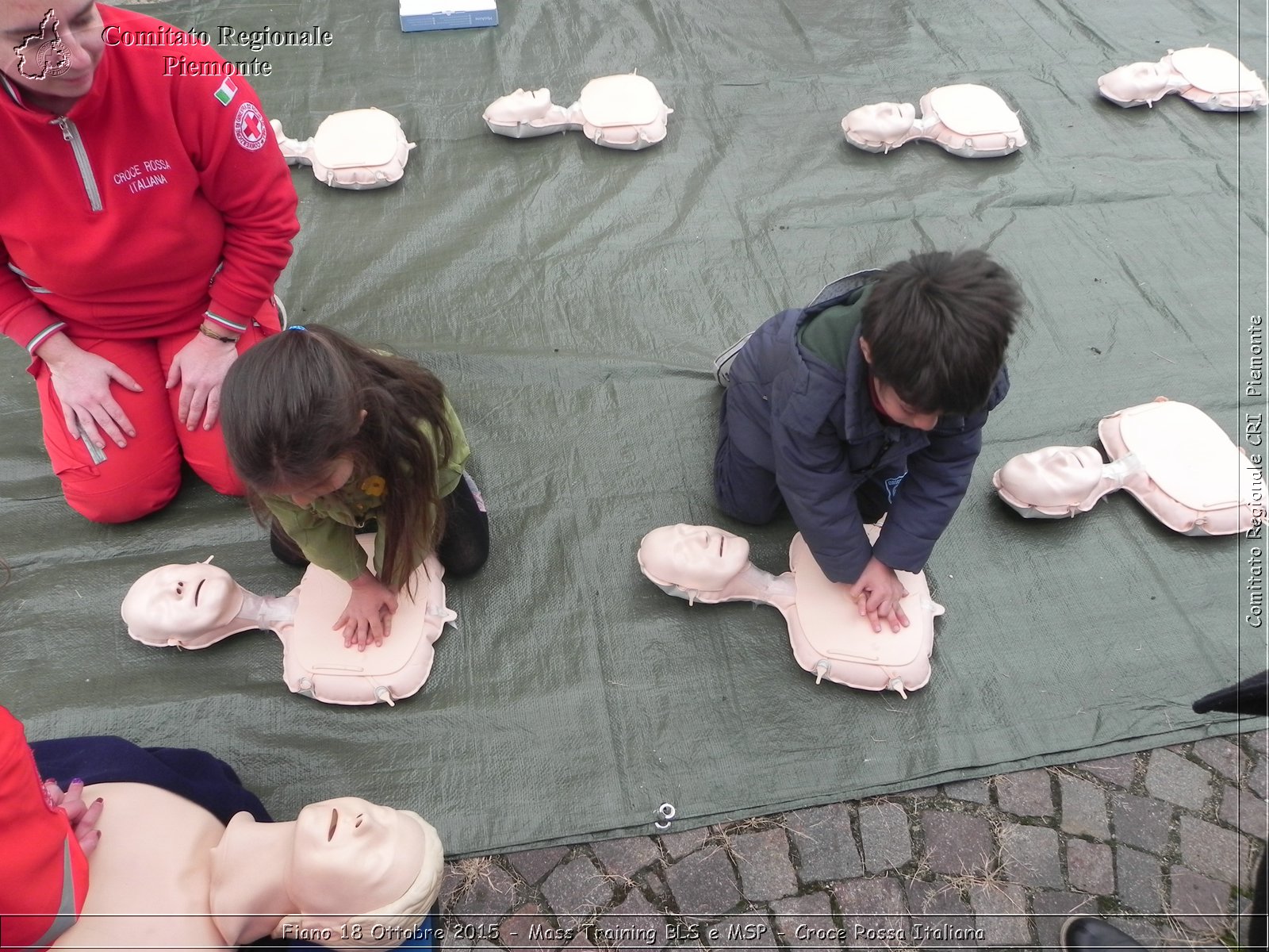 Fiano 18 Ottobre 2015 - Mass Training BLS e MSP - Croce Rossa Italiana- Comitato Regionale del Piemonte