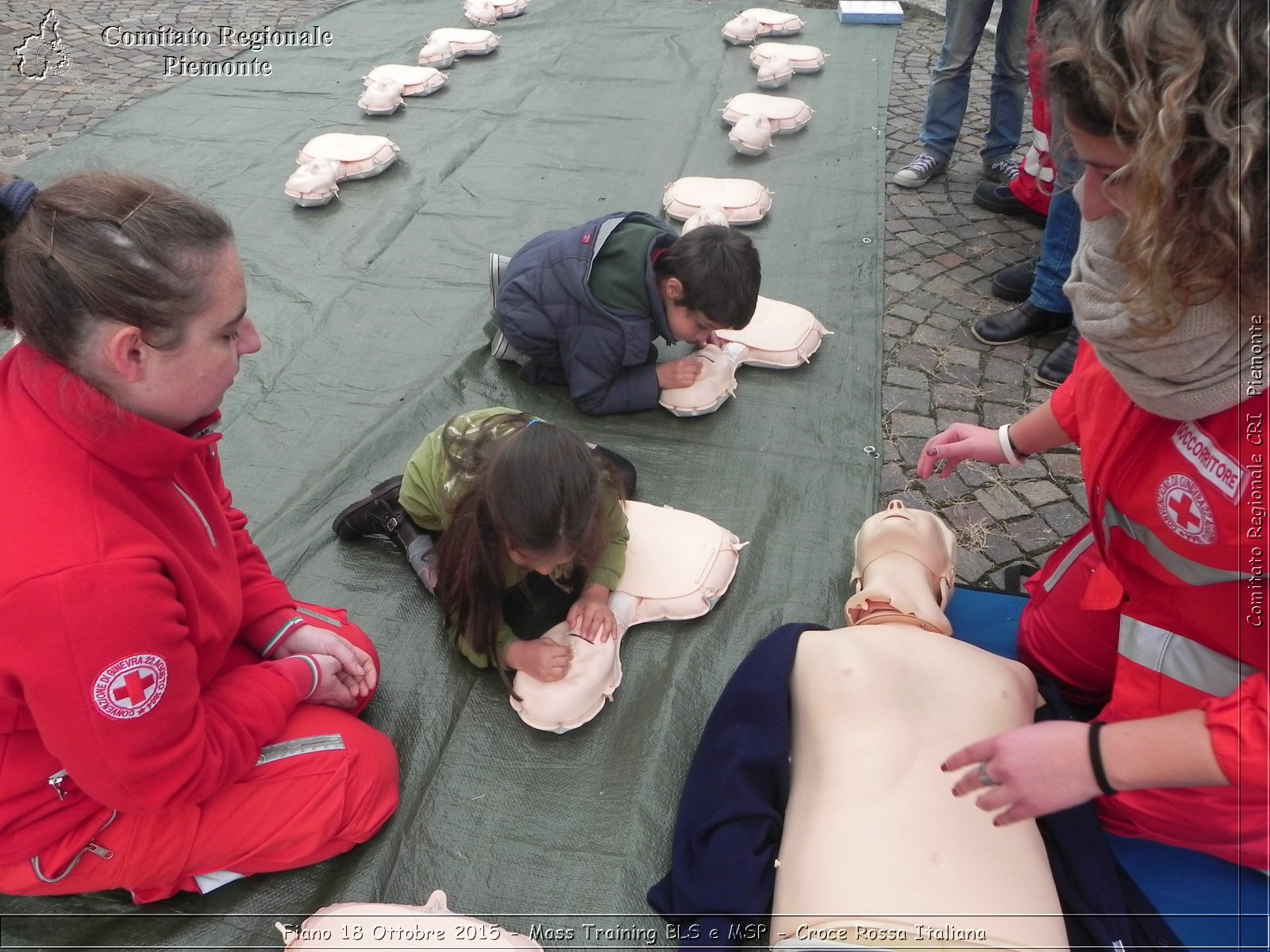 Fiano 18 Ottobre 2015 - Mass Training BLS e MSP - Croce Rossa Italiana- Comitato Regionale del Piemonte