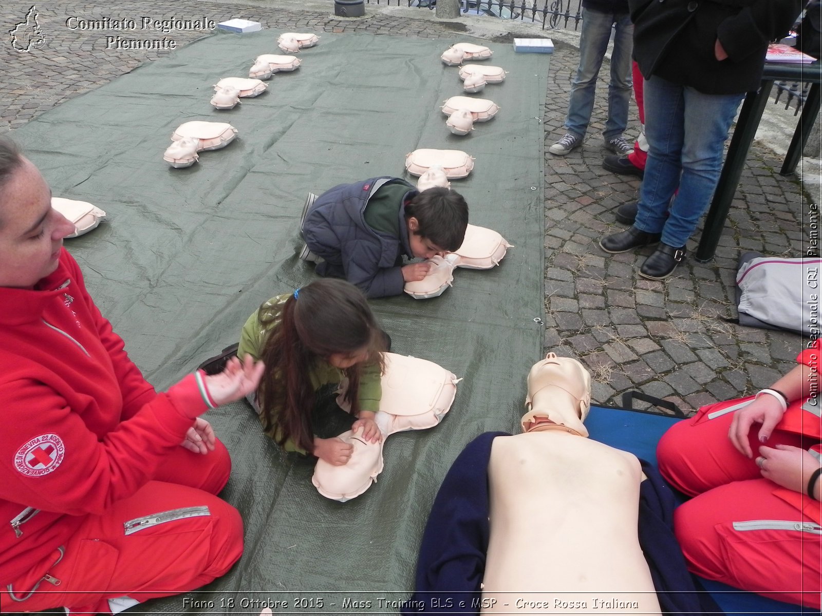 Fiano 18 Ottobre 2015 - Mass Training BLS e MSP - Croce Rossa Italiana- Comitato Regionale del Piemonte