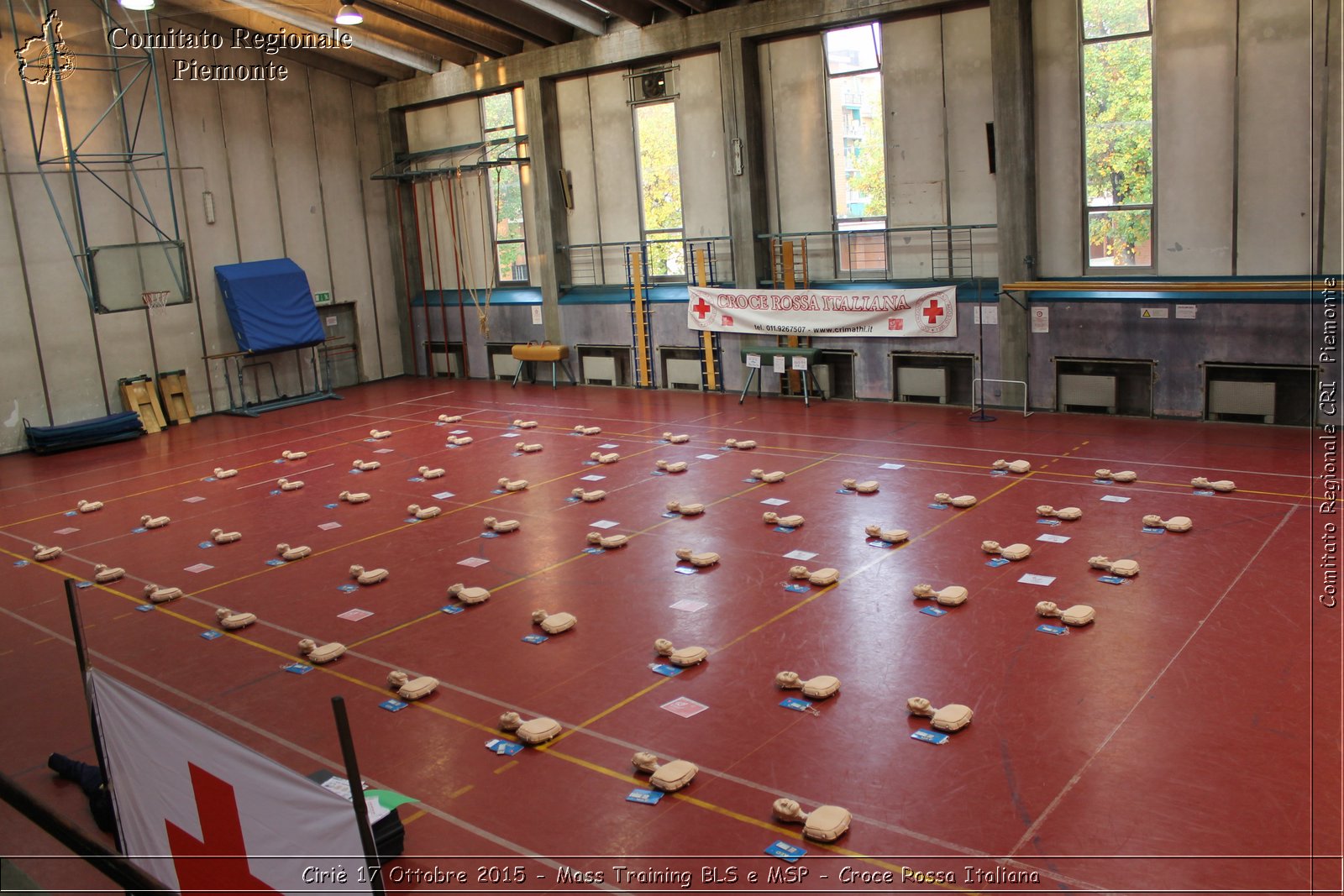 Ciri 17 Ottobre 2015 - Mass Training BLS e MSP - Croce Rossa Italiana- Comitato Regionale del Piemonte