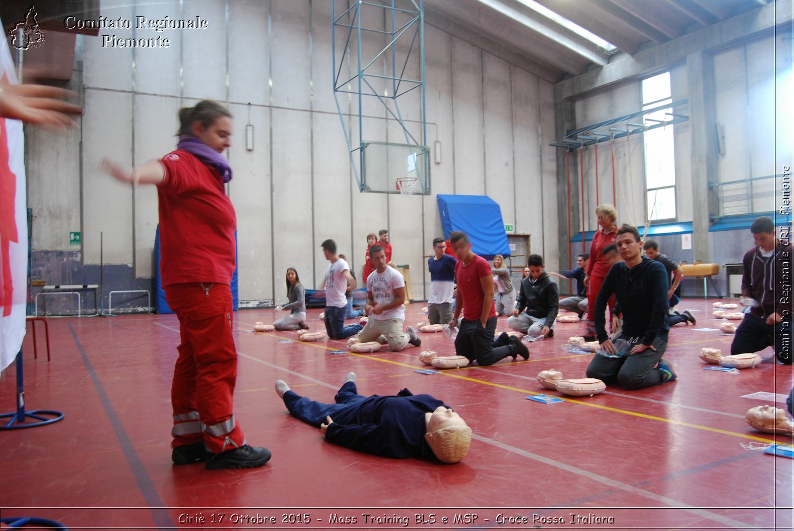 Ciri 17 Ottobre 2015 - Mass Training BLS e MSP - Croce Rossa Italiana- Comitato Regionale del Piemonte