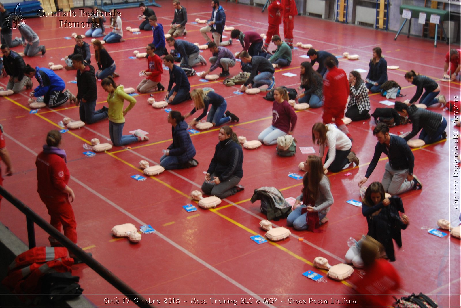 Ciri 17 Ottobre 2015 - Mass Training BLS e MSP - Croce Rossa Italiana- Comitato Regionale del Piemonte