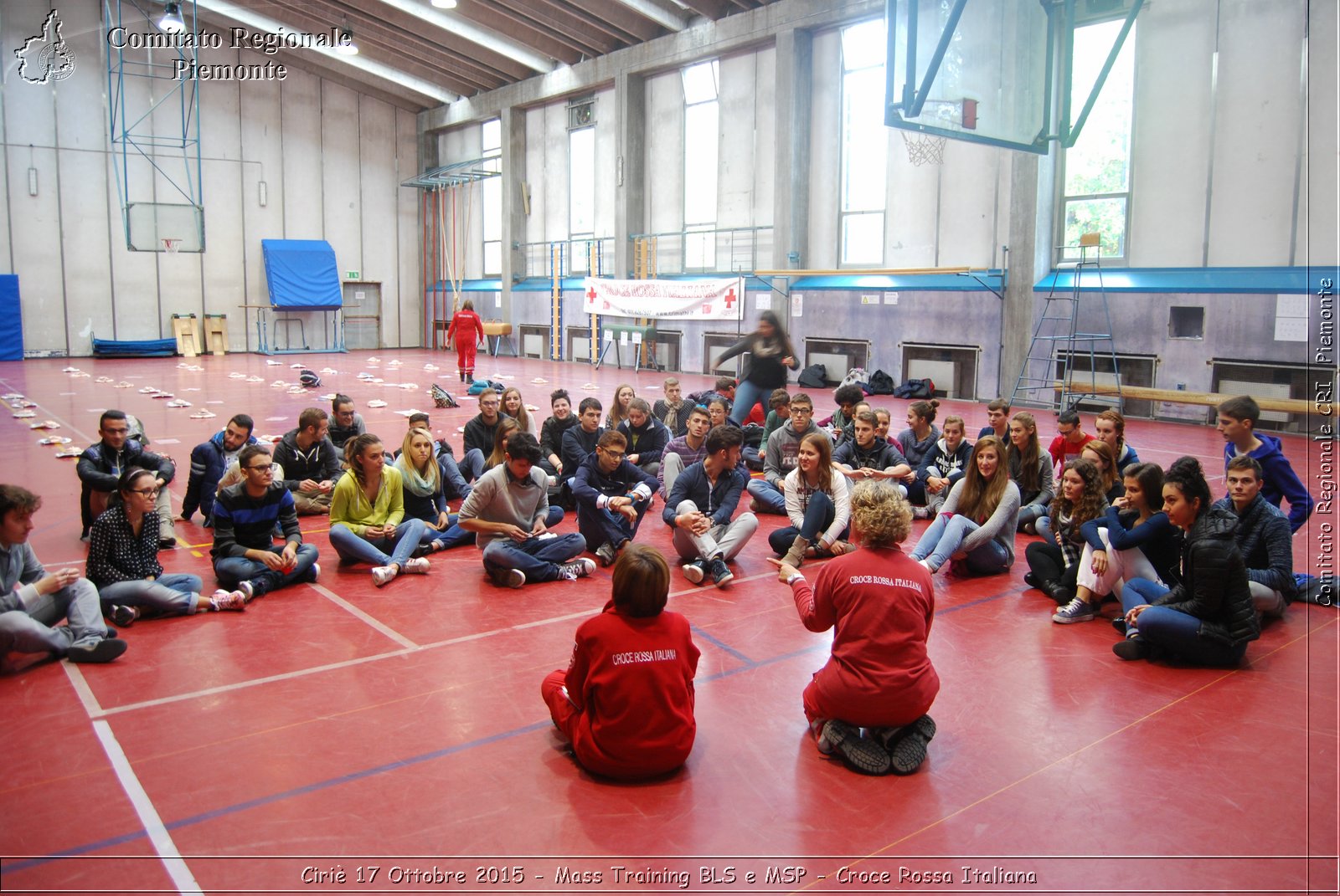 Ciri 17 Ottobre 2015 - Mass Training BLS e MSP - Croce Rossa Italiana- Comitato Regionale del Piemonte