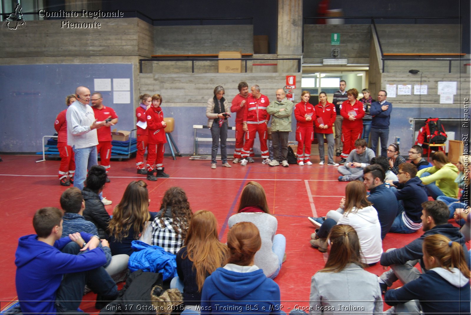 Ciri 17 Ottobre 2015 - Mass Training BLS e MSP - Croce Rossa Italiana- Comitato Regionale del Piemonte