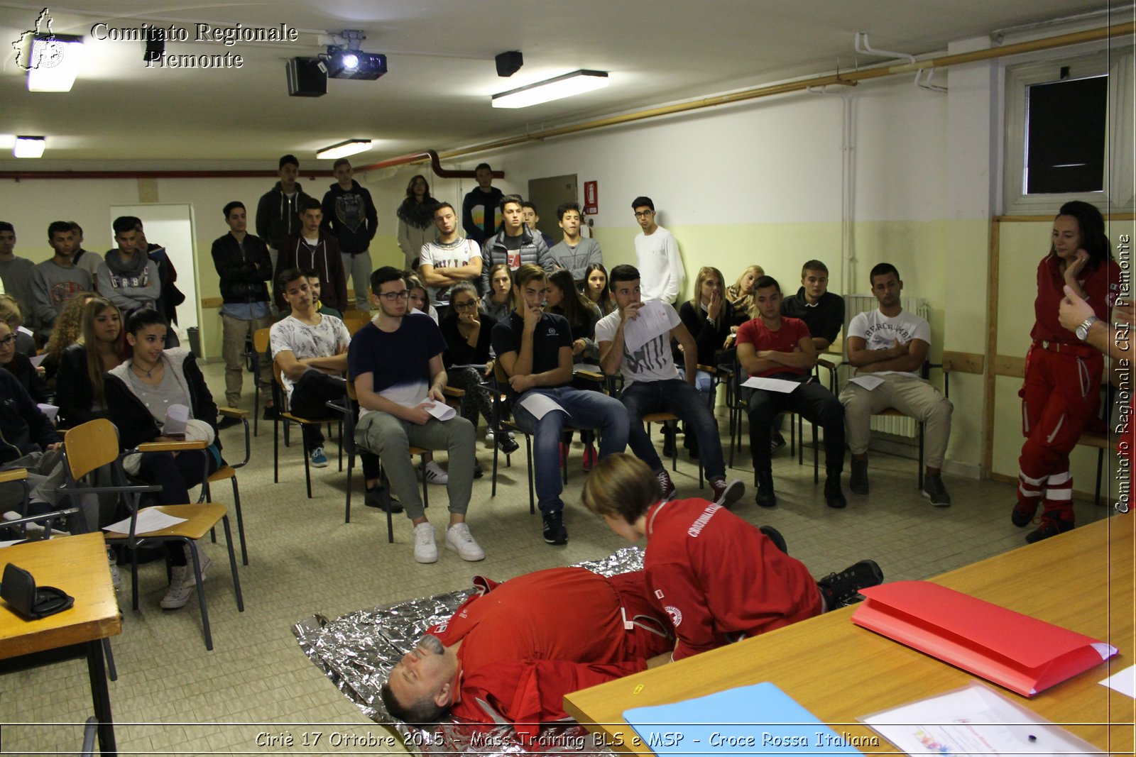 Ciri 17 Ottobre 2015 - Mass Training BLS e MSP - Croce Rossa Italiana- Comitato Regionale del Piemonte