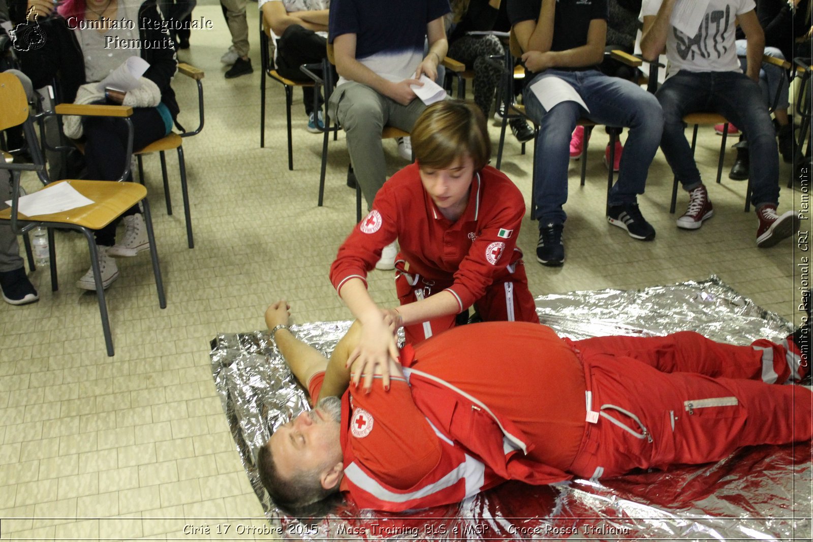 Ciri 17 Ottobre 2015 - Mass Training BLS e MSP - Croce Rossa Italiana- Comitato Regionale del Piemonte