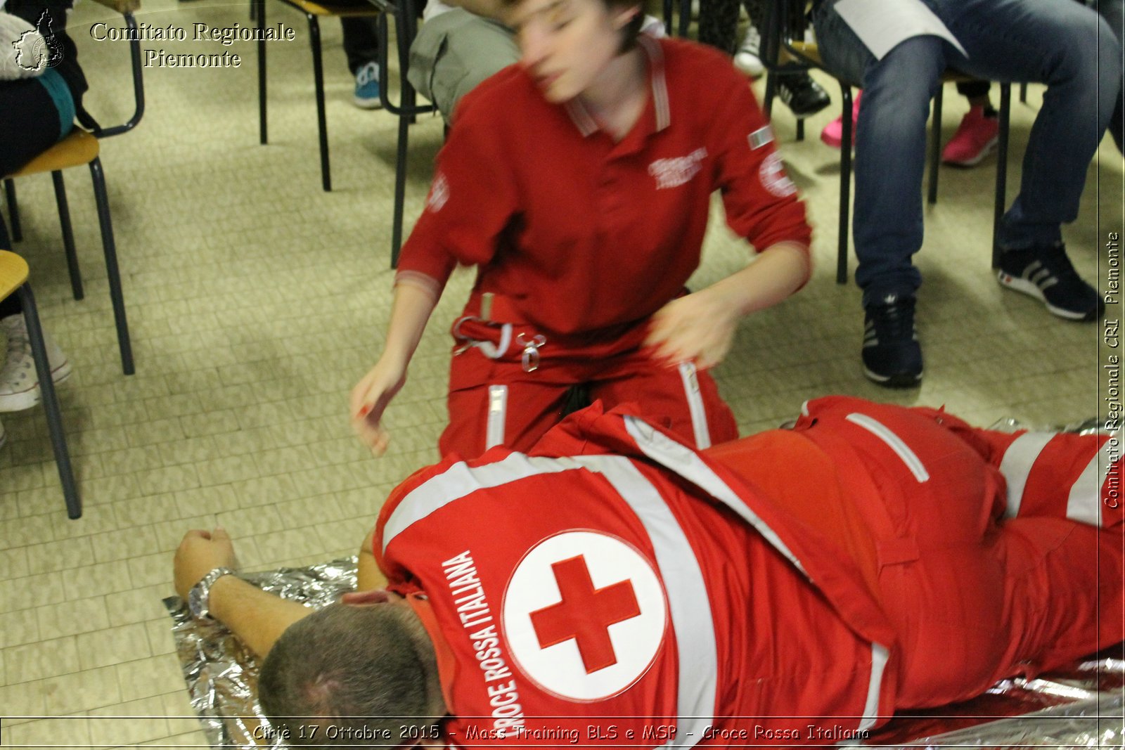 Ciri 17 Ottobre 2015 - Mass Training BLS e MSP - Croce Rossa Italiana- Comitato Regionale del Piemonte