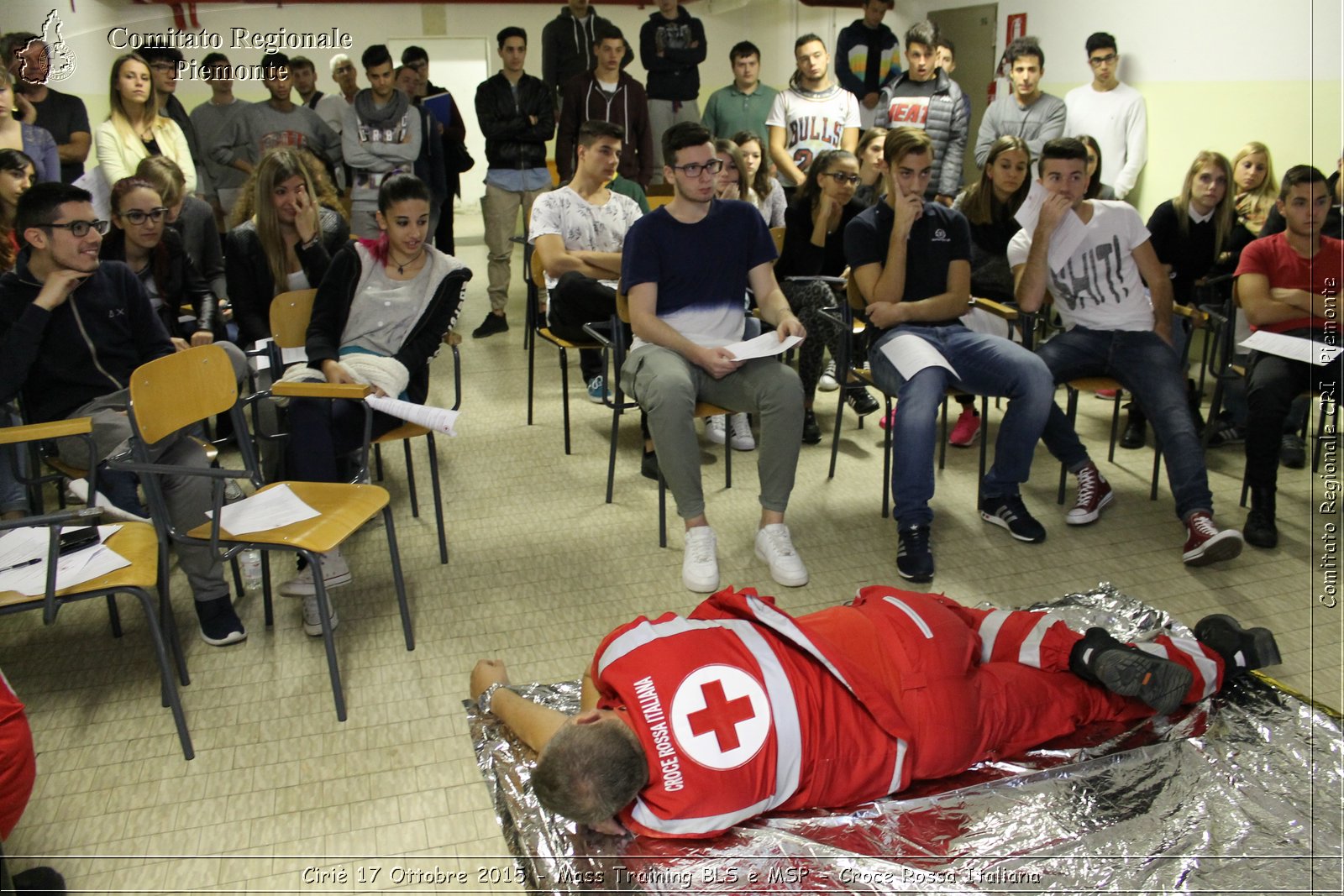 Ciri 17 Ottobre 2015 - Mass Training BLS e MSP - Croce Rossa Italiana- Comitato Regionale del Piemonte