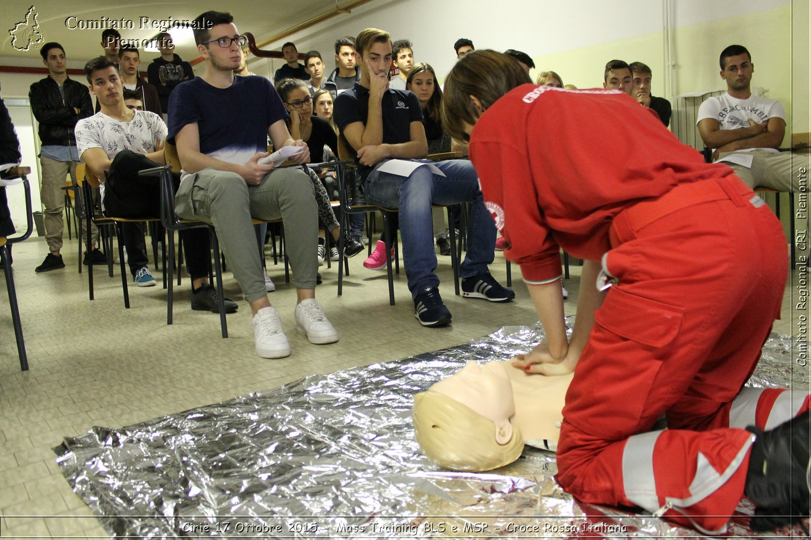 Ciri 17 Ottobre 2015 - Mass Training BLS e MSP - Croce Rossa Italiana- Comitato Regionale del Piemonte