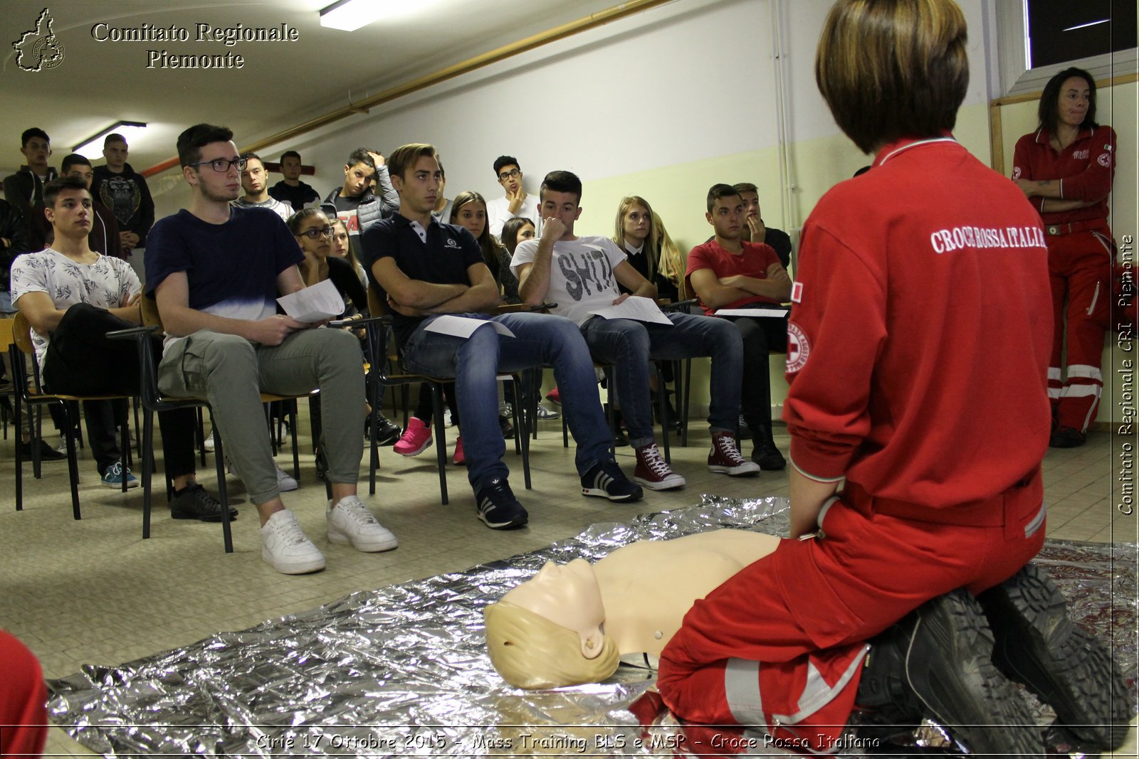 Ciri 17 Ottobre 2015 - Mass Training BLS e MSP - Croce Rossa Italiana- Comitato Regionale del Piemonte