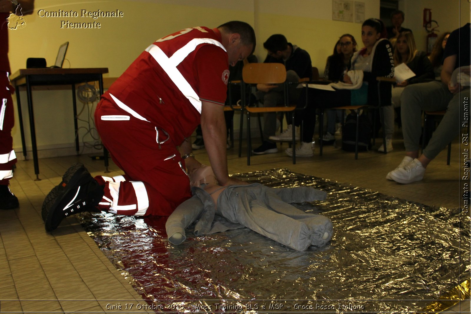 Ciri 17 Ottobre 2015 - Mass Training BLS e MSP - Croce Rossa Italiana- Comitato Regionale del Piemonte