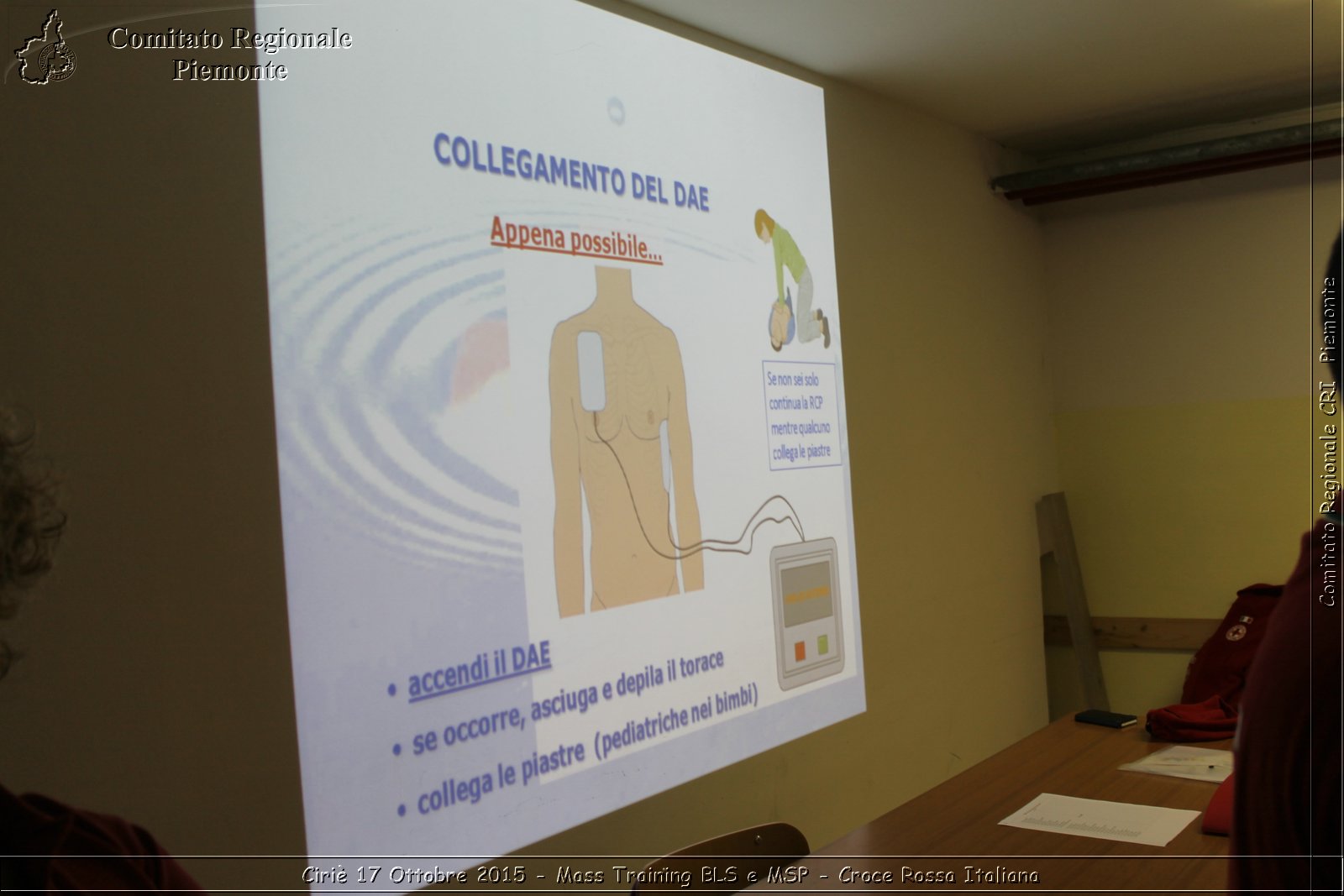 Ciri 17 Ottobre 2015 - Mass Training BLS e MSP - Croce Rossa Italiana- Comitato Regionale del Piemonte