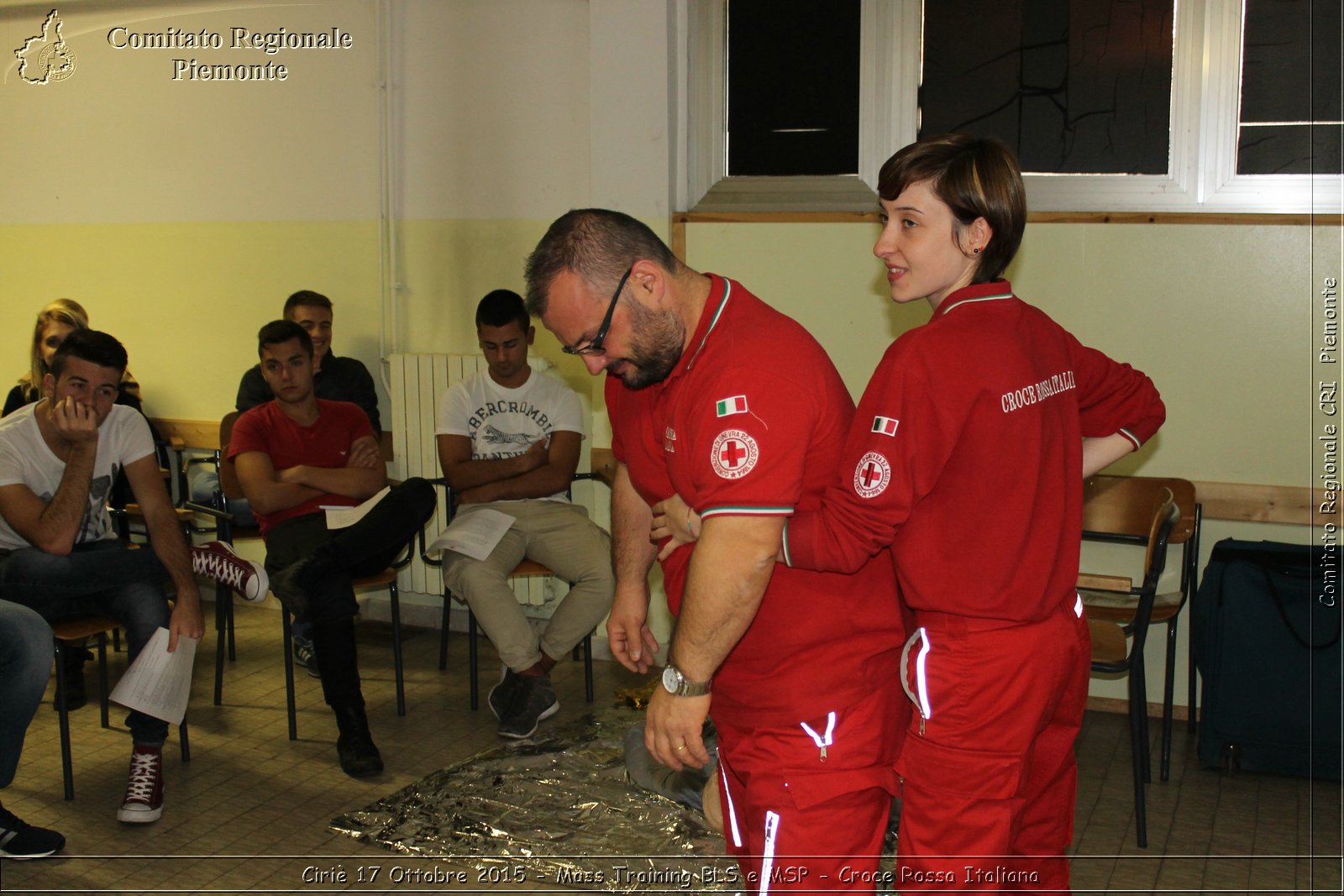 Ciri 17 Ottobre 2015 - Mass Training BLS e MSP - Croce Rossa Italiana- Comitato Regionale del Piemonte