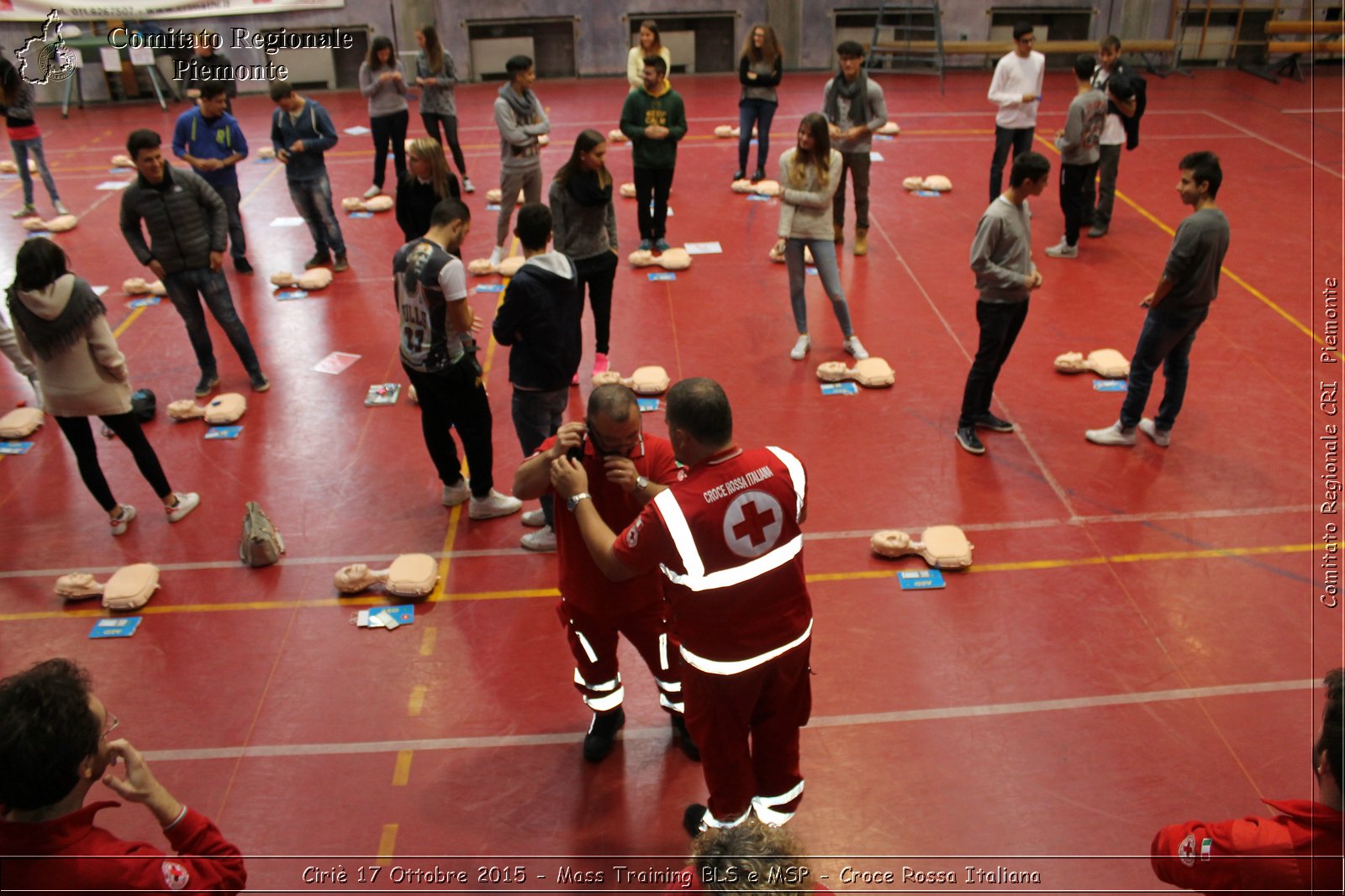 Ciri 17 Ottobre 2015 - Mass Training BLS e MSP - Croce Rossa Italiana- Comitato Regionale del Piemonte