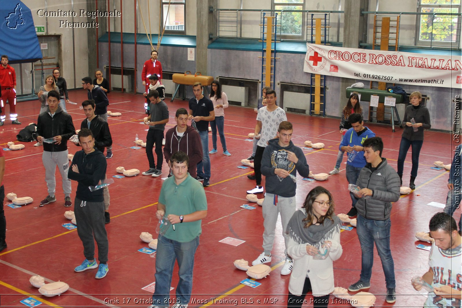 Ciri 17 Ottobre 2015 - Mass Training BLS e MSP - Croce Rossa Italiana- Comitato Regionale del Piemonte