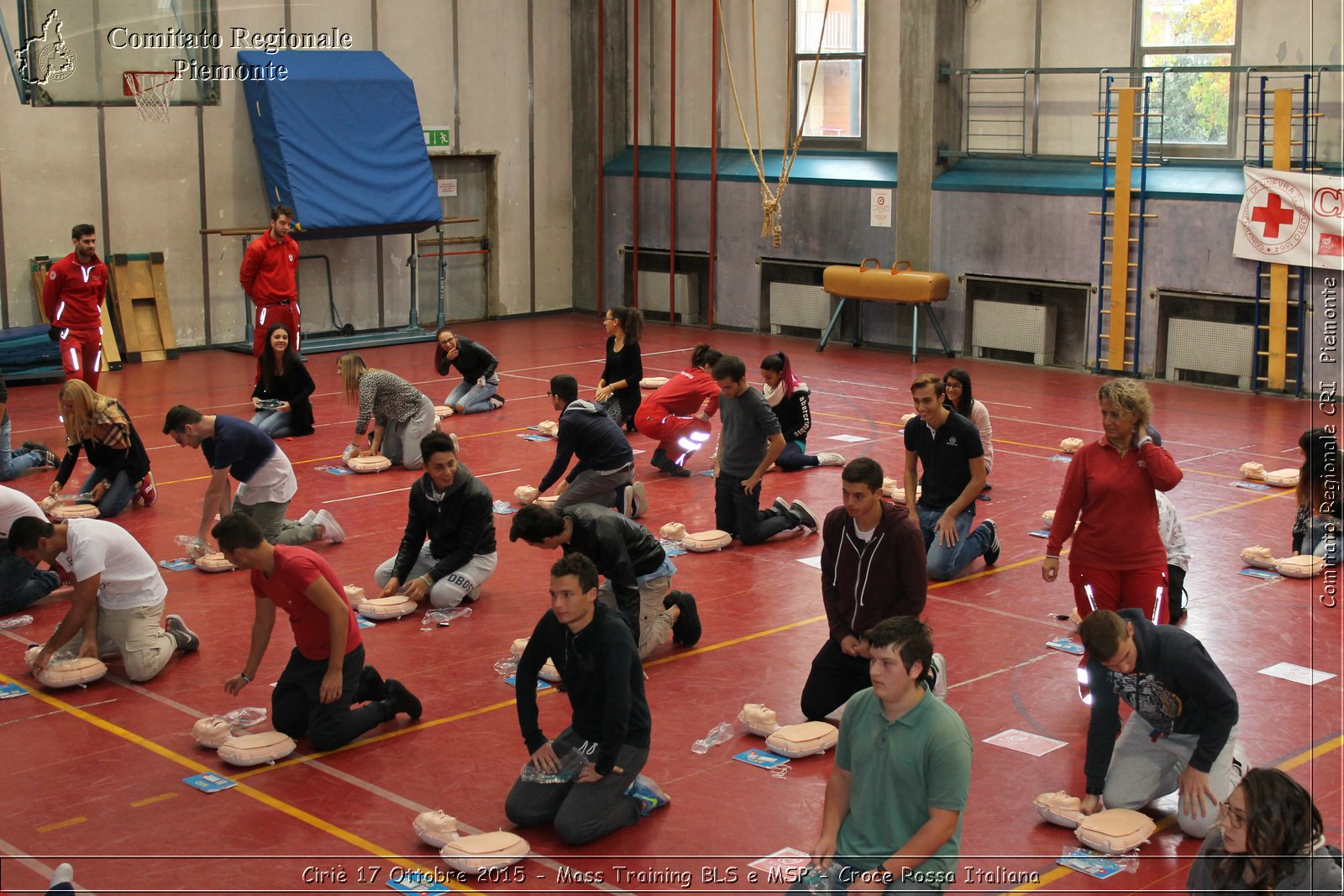 Ciri 17 Ottobre 2015 - Mass Training BLS e MSP - Croce Rossa Italiana- Comitato Regionale del Piemonte