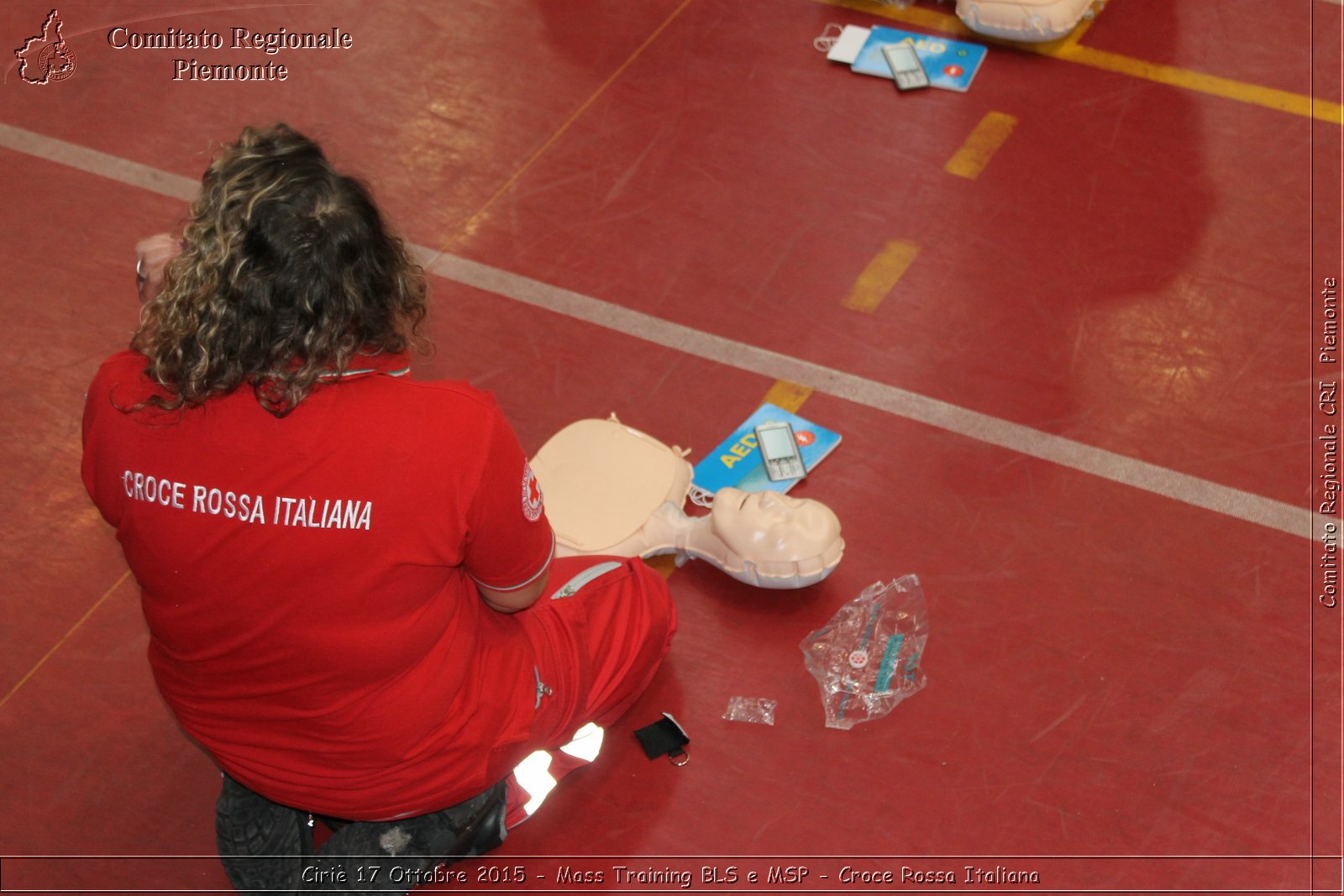 Ciri 17 Ottobre 2015 - Mass Training BLS e MSP - Croce Rossa Italiana- Comitato Regionale del Piemonte