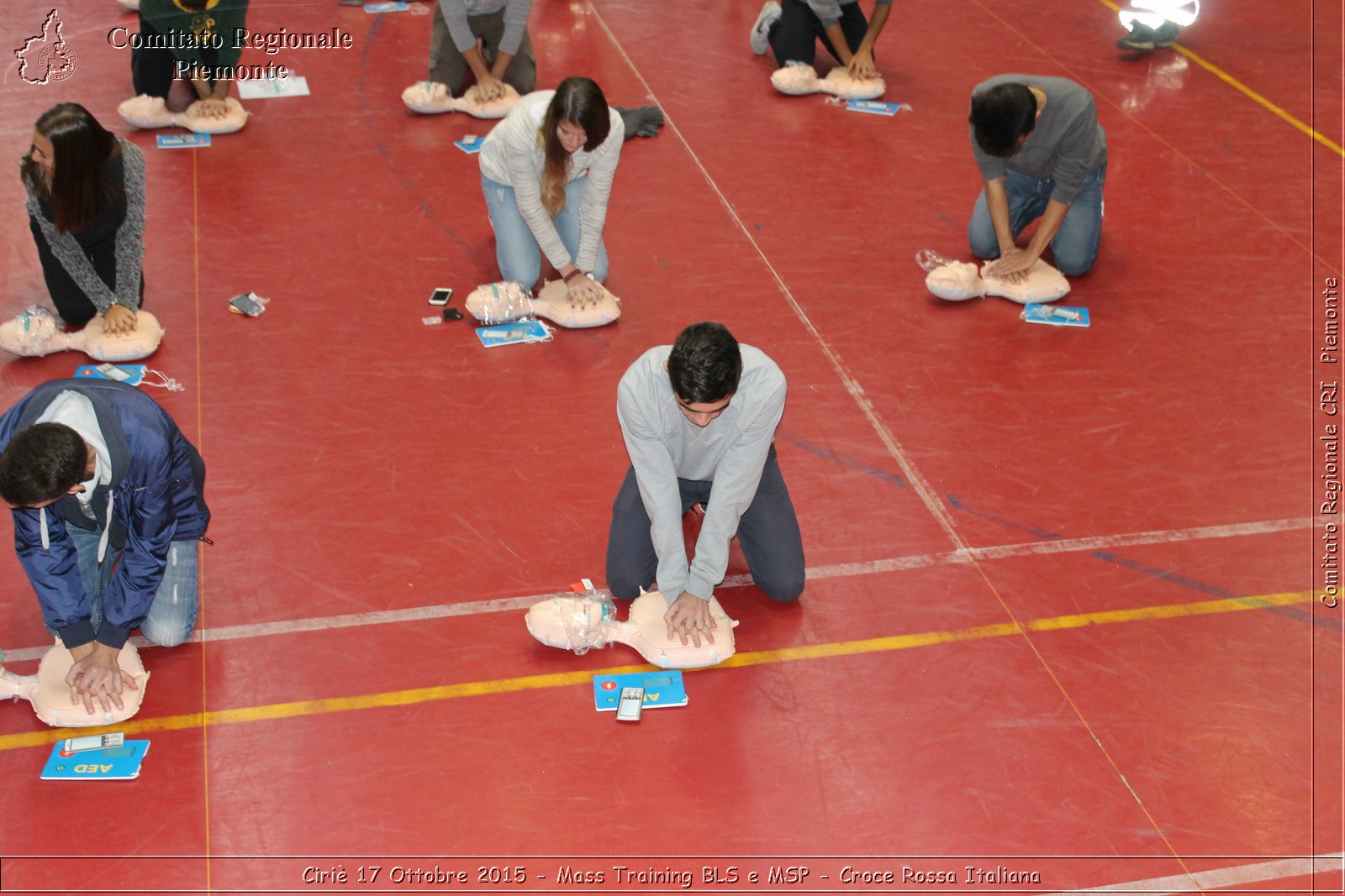 Ciri 17 Ottobre 2015 - Mass Training BLS e MSP - Croce Rossa Italiana- Comitato Regionale del Piemonte