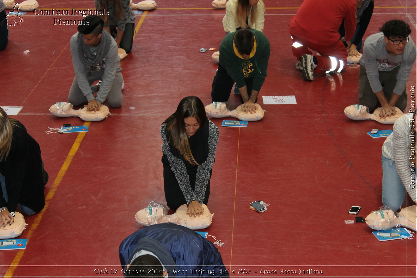 Ciri 17 Ottobre 2015 - Mass Training BLS e MSP - Croce Rossa Italiana- Comitato Regionale del Piemonte