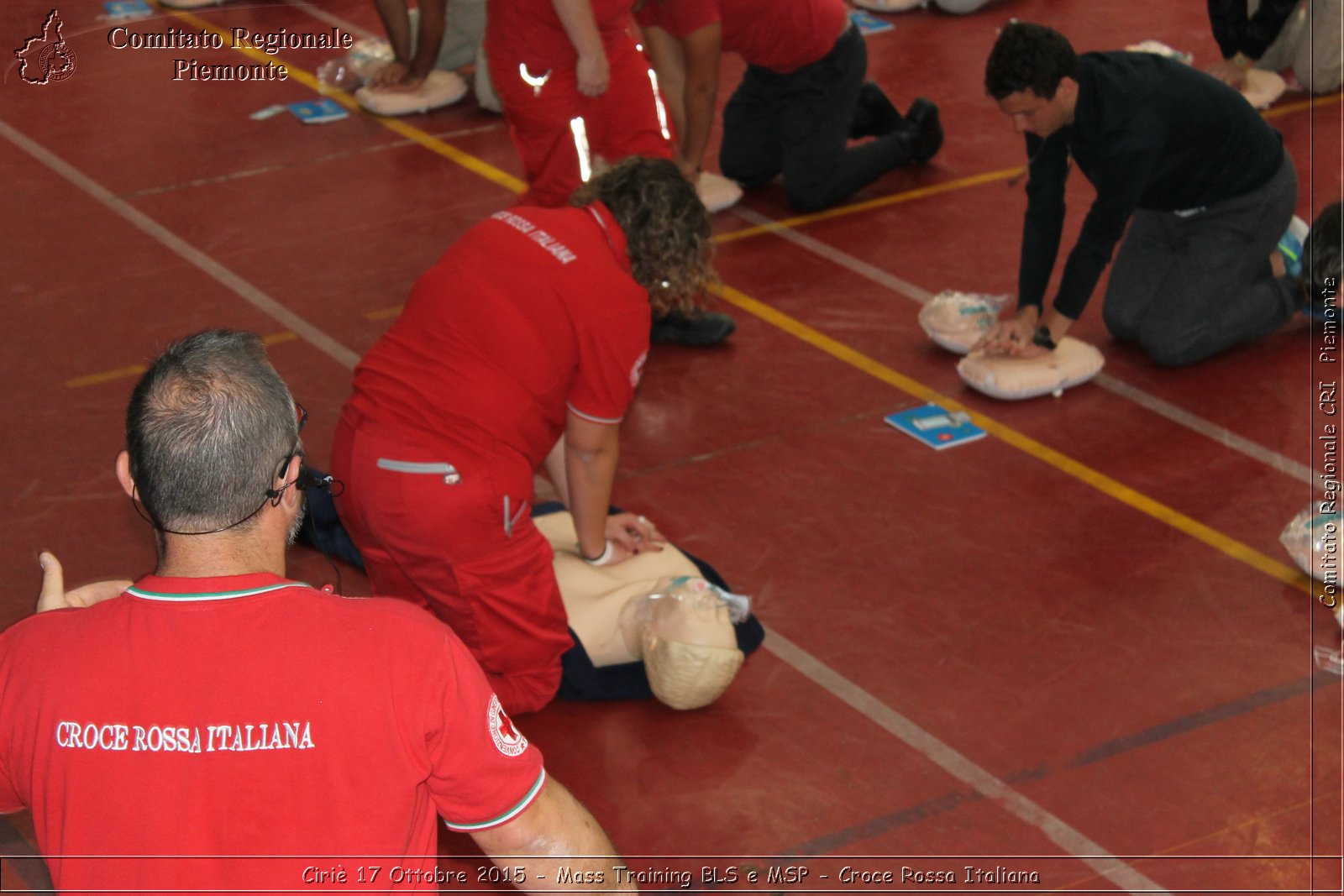 Ciri 17 Ottobre 2015 - Mass Training BLS e MSP - Croce Rossa Italiana- Comitato Regionale del Piemonte