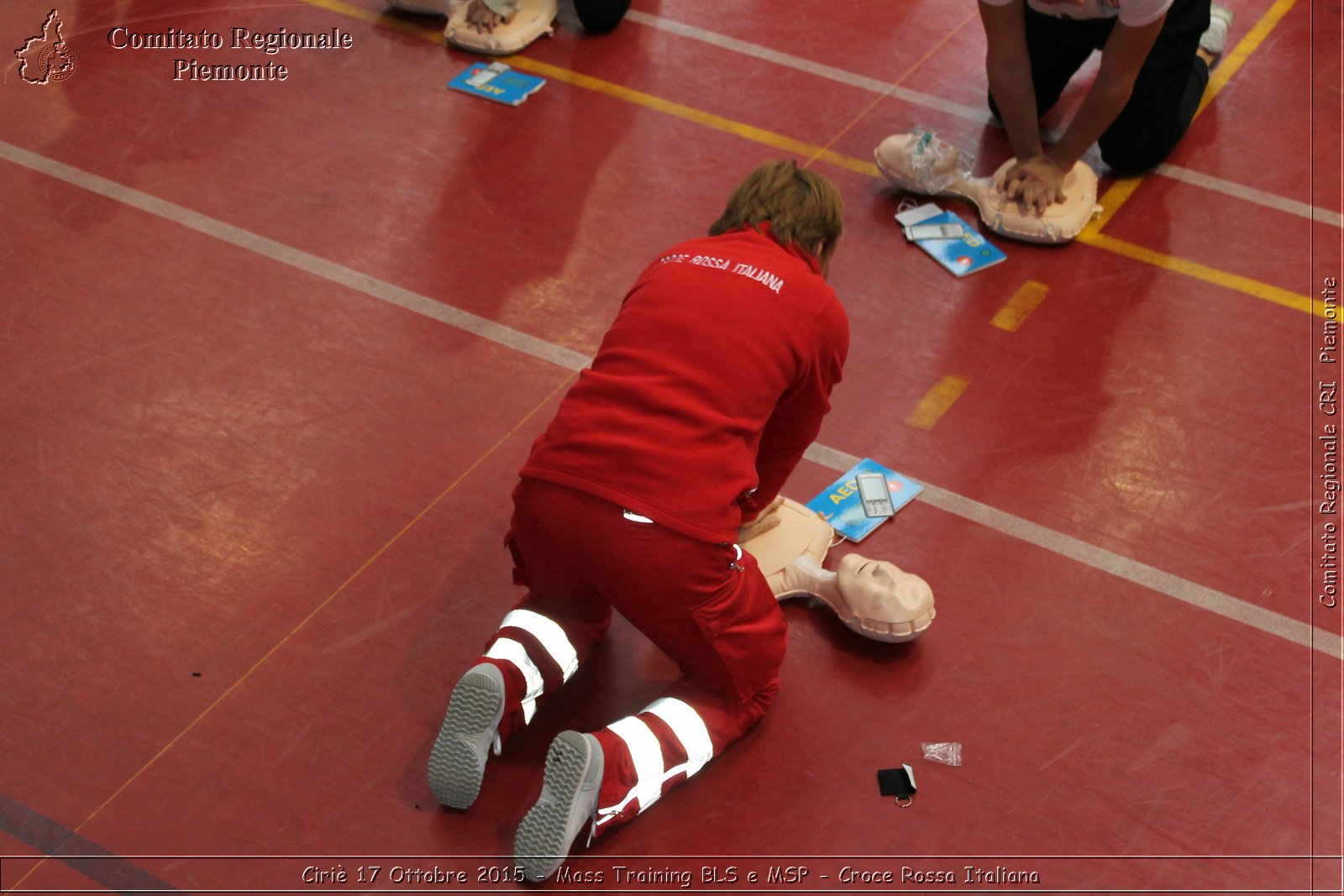 Ciri 17 Ottobre 2015 - Mass Training BLS e MSP - Croce Rossa Italiana- Comitato Regionale del Piemonte