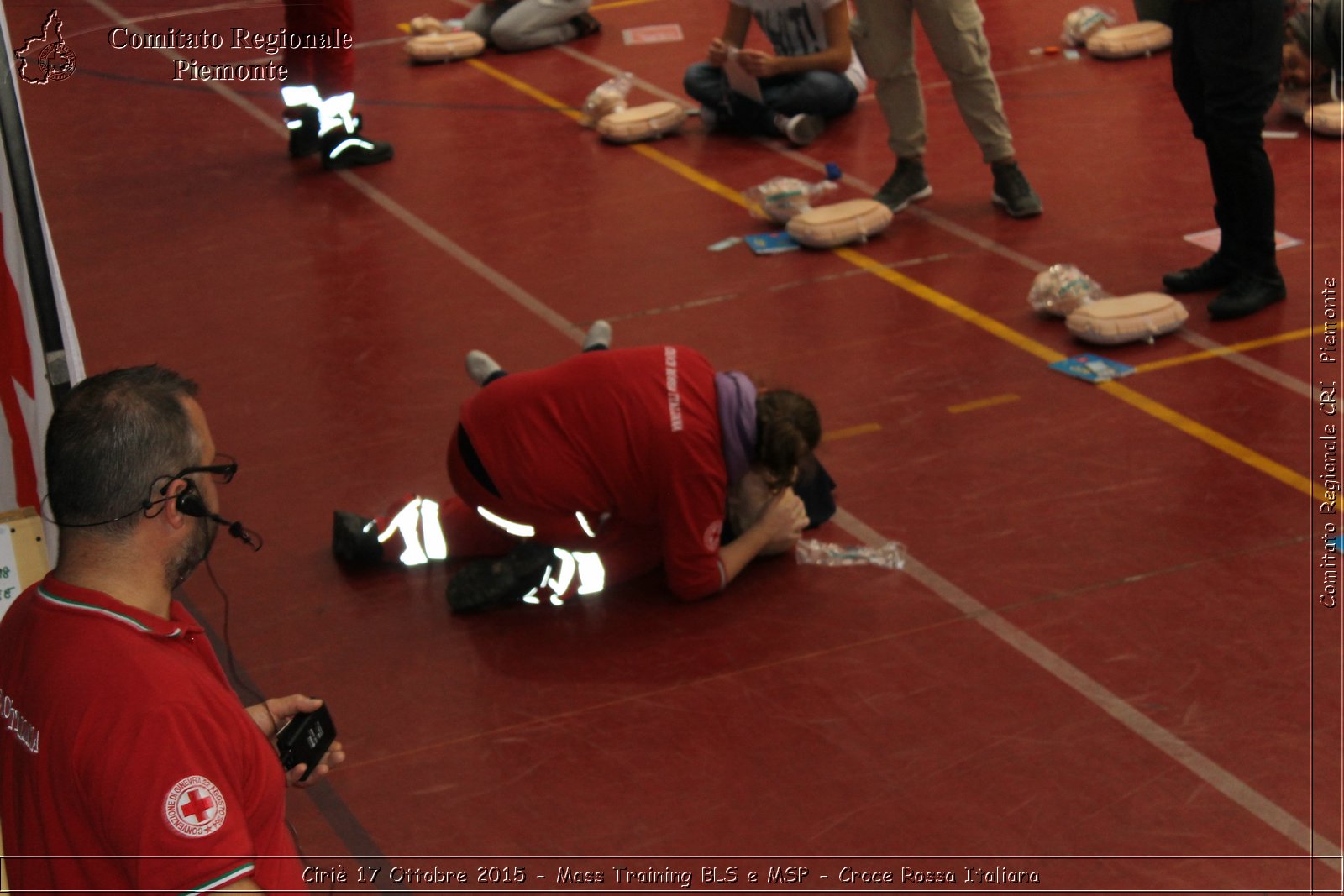 Ciri 17 Ottobre 2015 - Mass Training BLS e MSP - Croce Rossa Italiana- Comitato Regionale del Piemonte