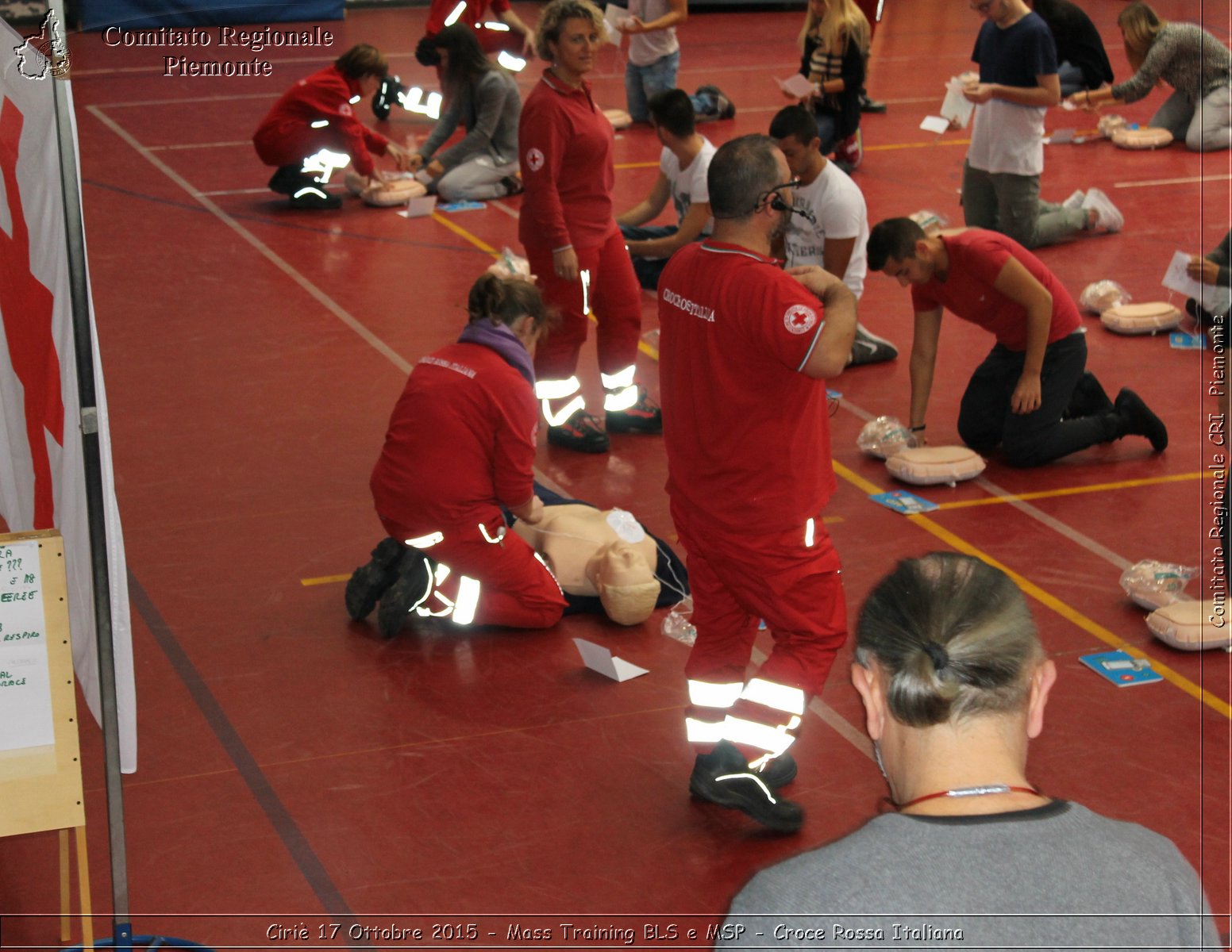 Ciri 17 Ottobre 2015 - Mass Training BLS e MSP - Croce Rossa Italiana- Comitato Regionale del Piemonte