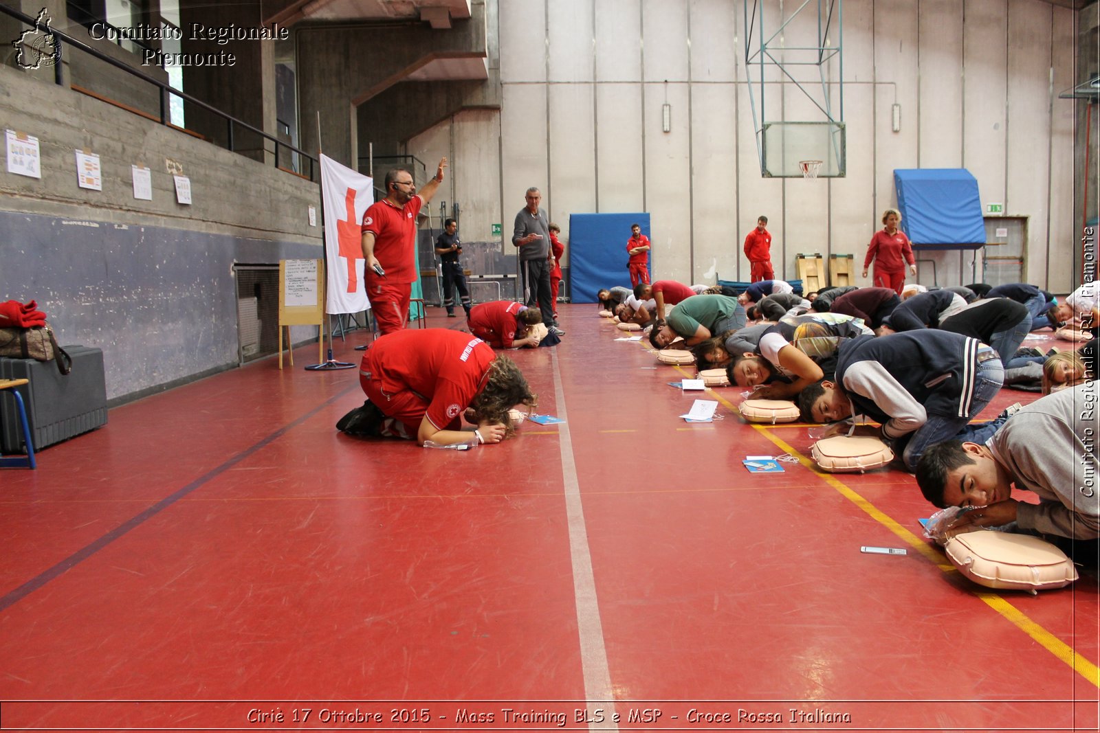 Ciri 17 Ottobre 2015 - Mass Training BLS e MSP - Croce Rossa Italiana- Comitato Regionale del Piemonte