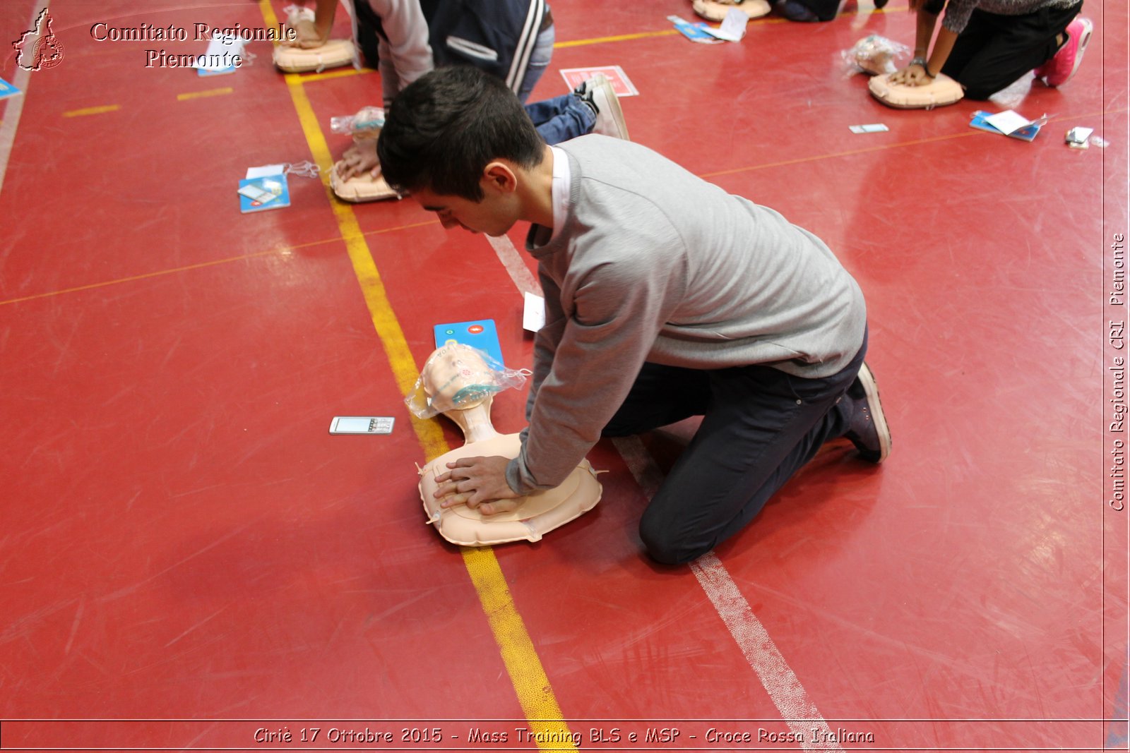 Ciri 17 Ottobre 2015 - Mass Training BLS e MSP - Croce Rossa Italiana- Comitato Regionale del Piemonte