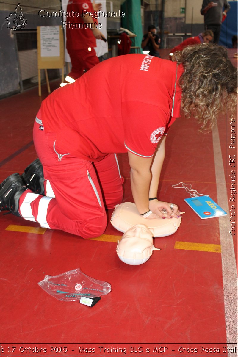 Ciri 17 Ottobre 2015 - Mass Training BLS e MSP - Croce Rossa Italiana- Comitato Regionale del Piemonte