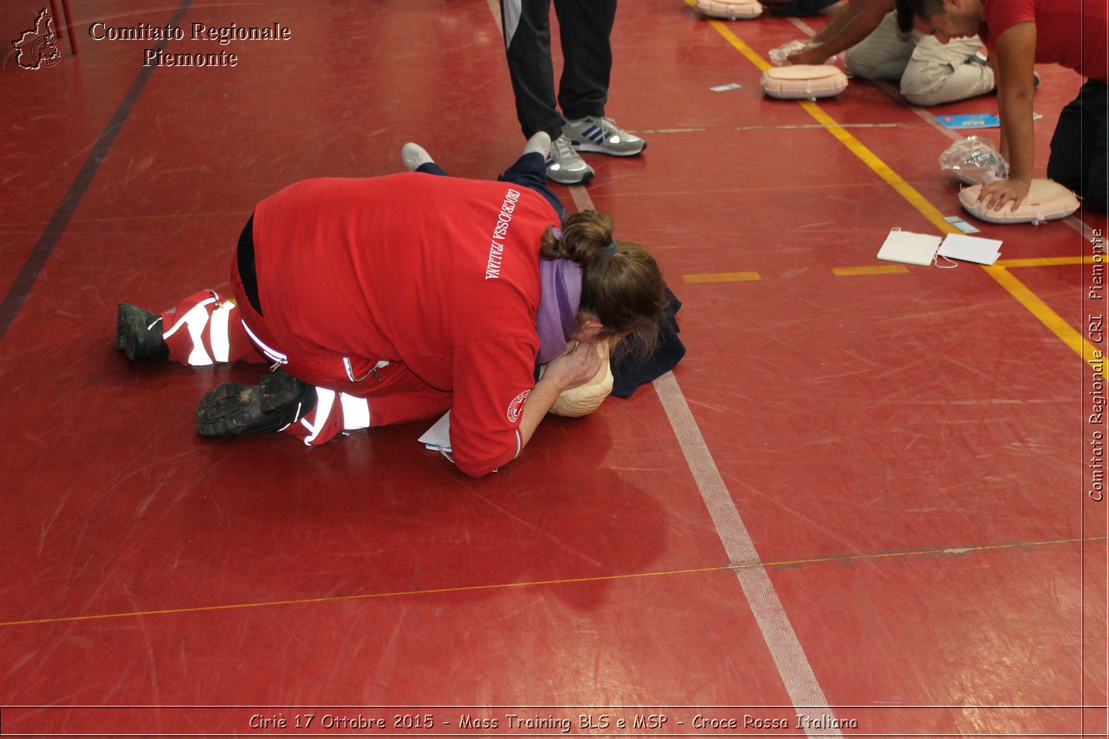 Ciri 17 Ottobre 2015 - Mass Training BLS e MSP - Croce Rossa Italiana- Comitato Regionale del Piemonte