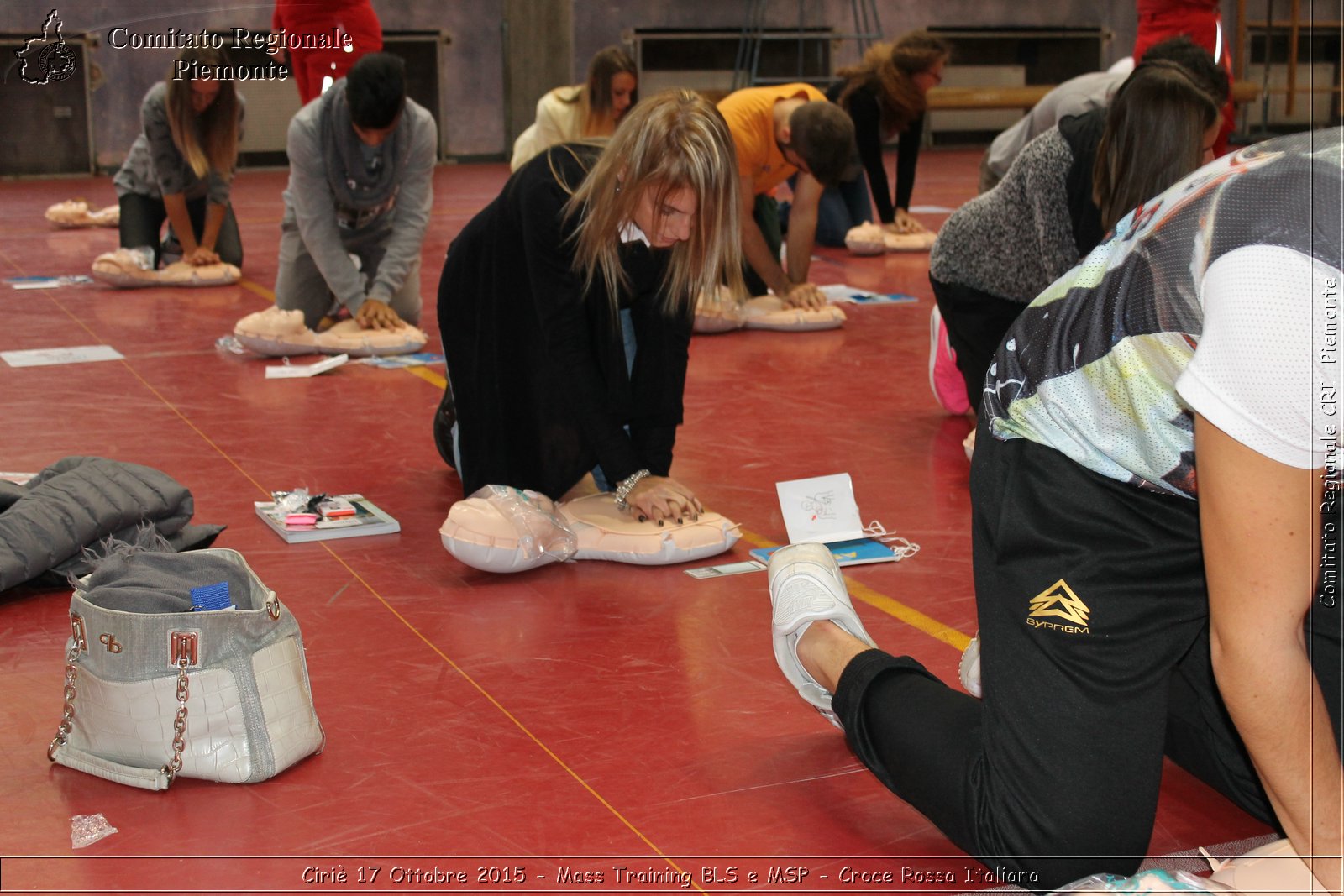 Ciri 17 Ottobre 2015 - Mass Training BLS e MSP - Croce Rossa Italiana- Comitato Regionale del Piemonte