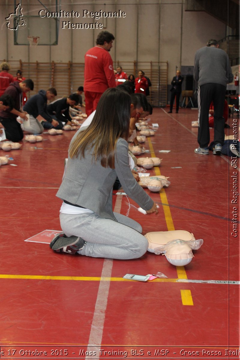 Ciri 17 Ottobre 2015 - Mass Training BLS e MSP - Croce Rossa Italiana- Comitato Regionale del Piemonte