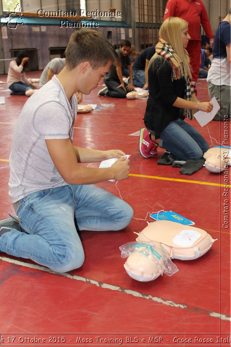 Ciri 17 Ottobre 2015 - Mass Training BLS e MSP - Croce Rossa Italiana- Comitato Regionale del Piemonte