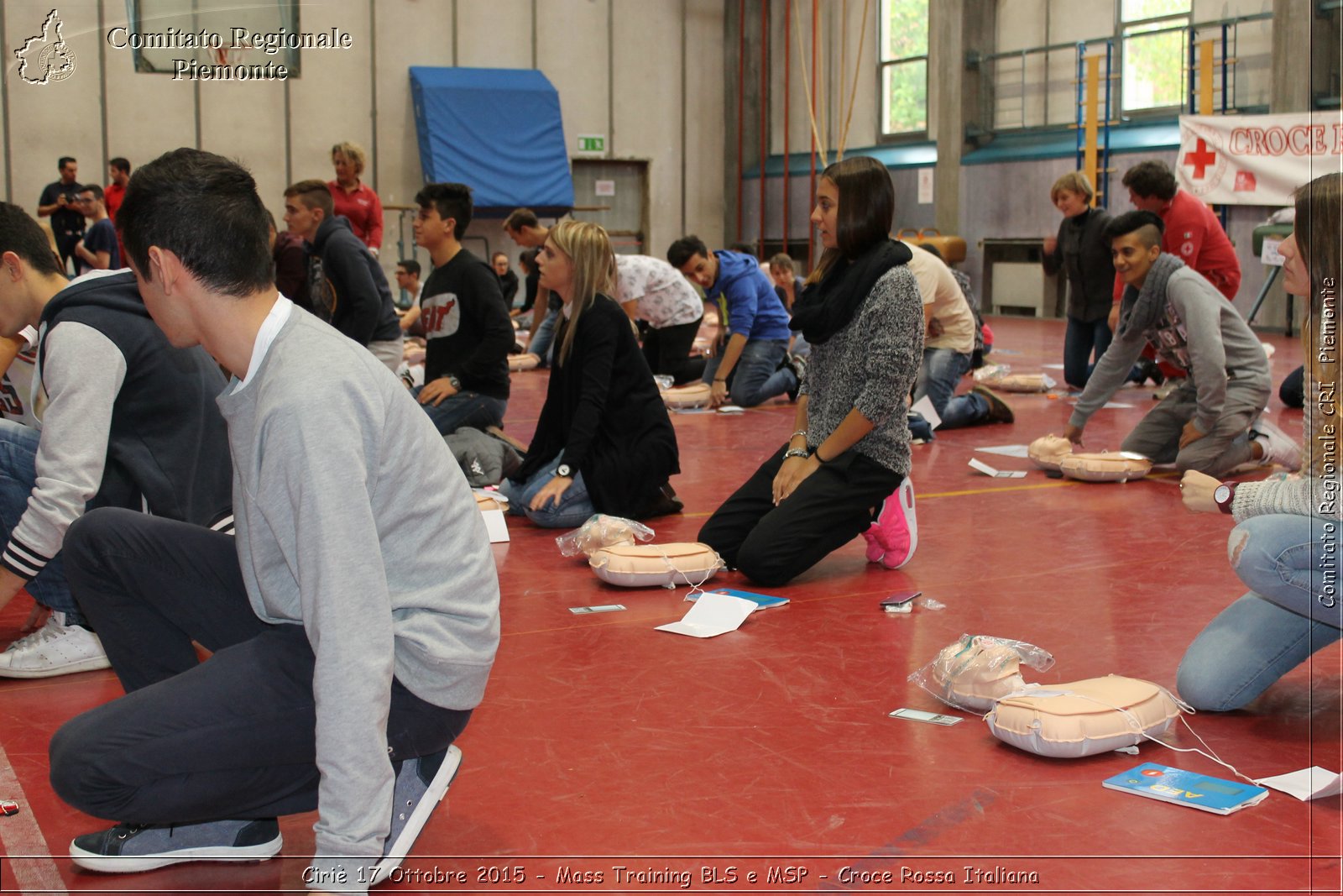 Ciri 17 Ottobre 2015 - Mass Training BLS e MSP - Croce Rossa Italiana- Comitato Regionale del Piemonte