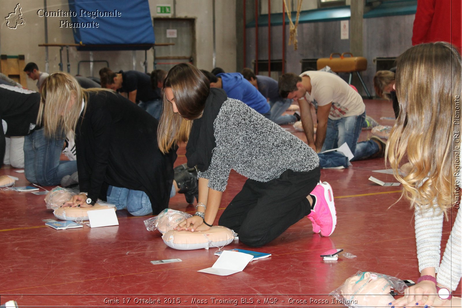 Ciri 17 Ottobre 2015 - Mass Training BLS e MSP - Croce Rossa Italiana- Comitato Regionale del Piemonte