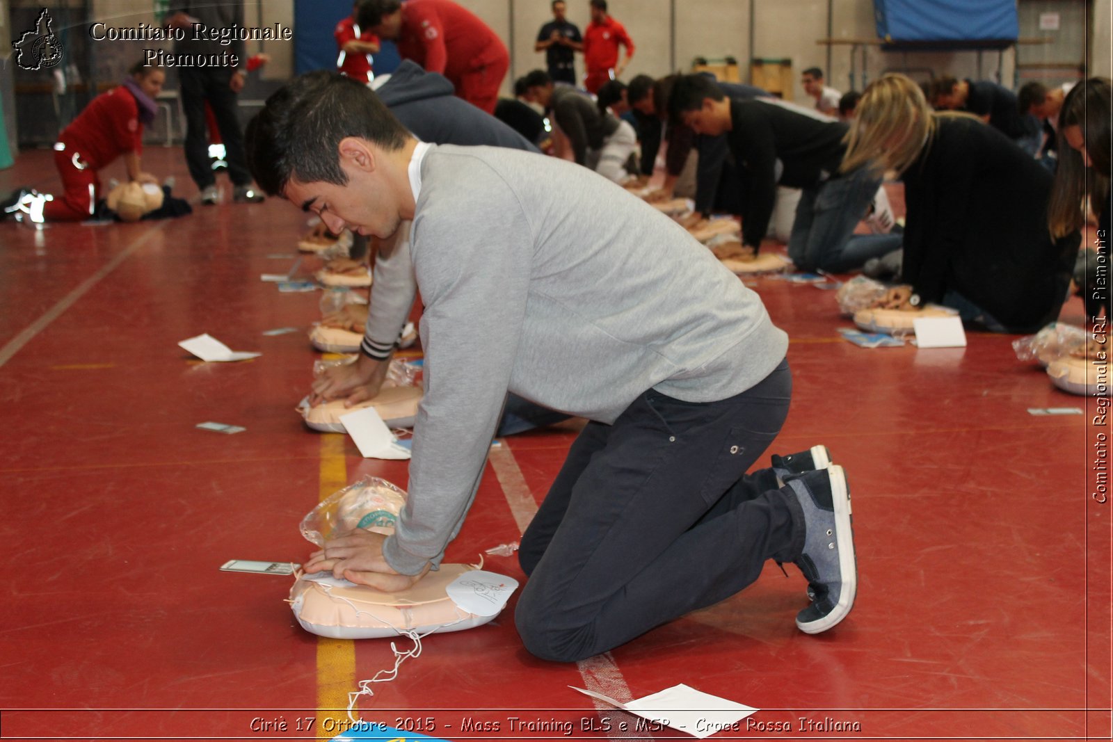 Ciri 17 Ottobre 2015 - Mass Training BLS e MSP - Croce Rossa Italiana- Comitato Regionale del Piemonte