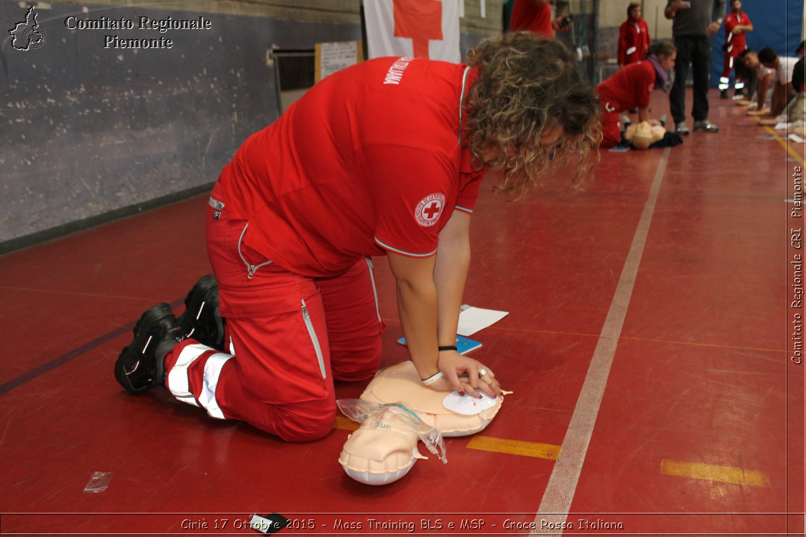 Ciri 17 Ottobre 2015 - Mass Training BLS e MSP - Croce Rossa Italiana- Comitato Regionale del Piemonte