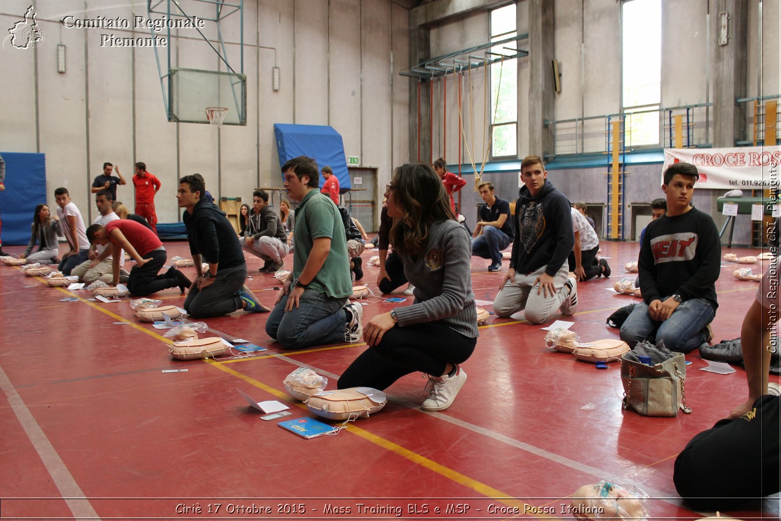 Ciri 17 Ottobre 2015 - Mass Training BLS e MSP - Croce Rossa Italiana- Comitato Regionale del Piemonte