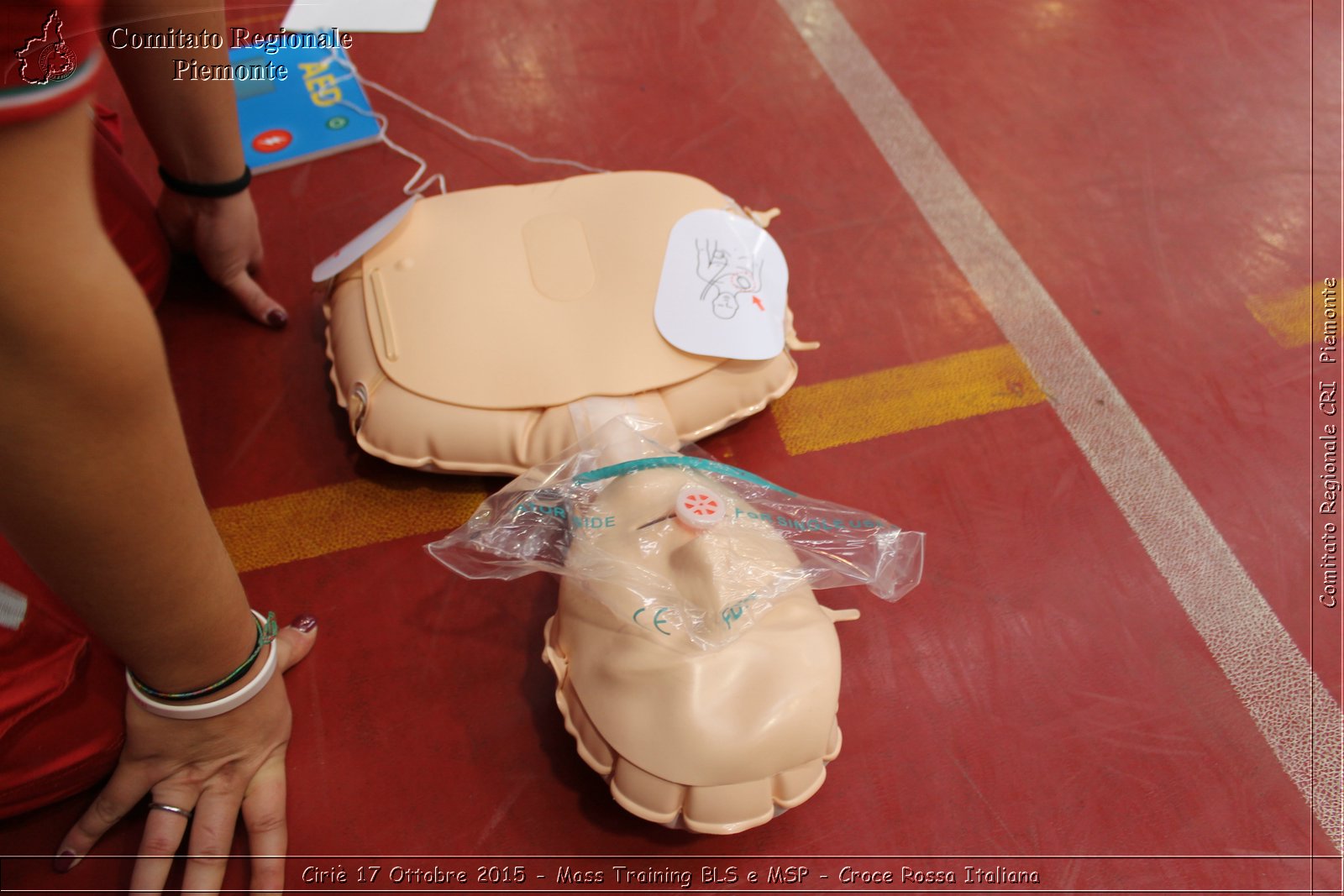 Ciri 17 Ottobre 2015 - Mass Training BLS e MSP - Croce Rossa Italiana- Comitato Regionale del Piemonte