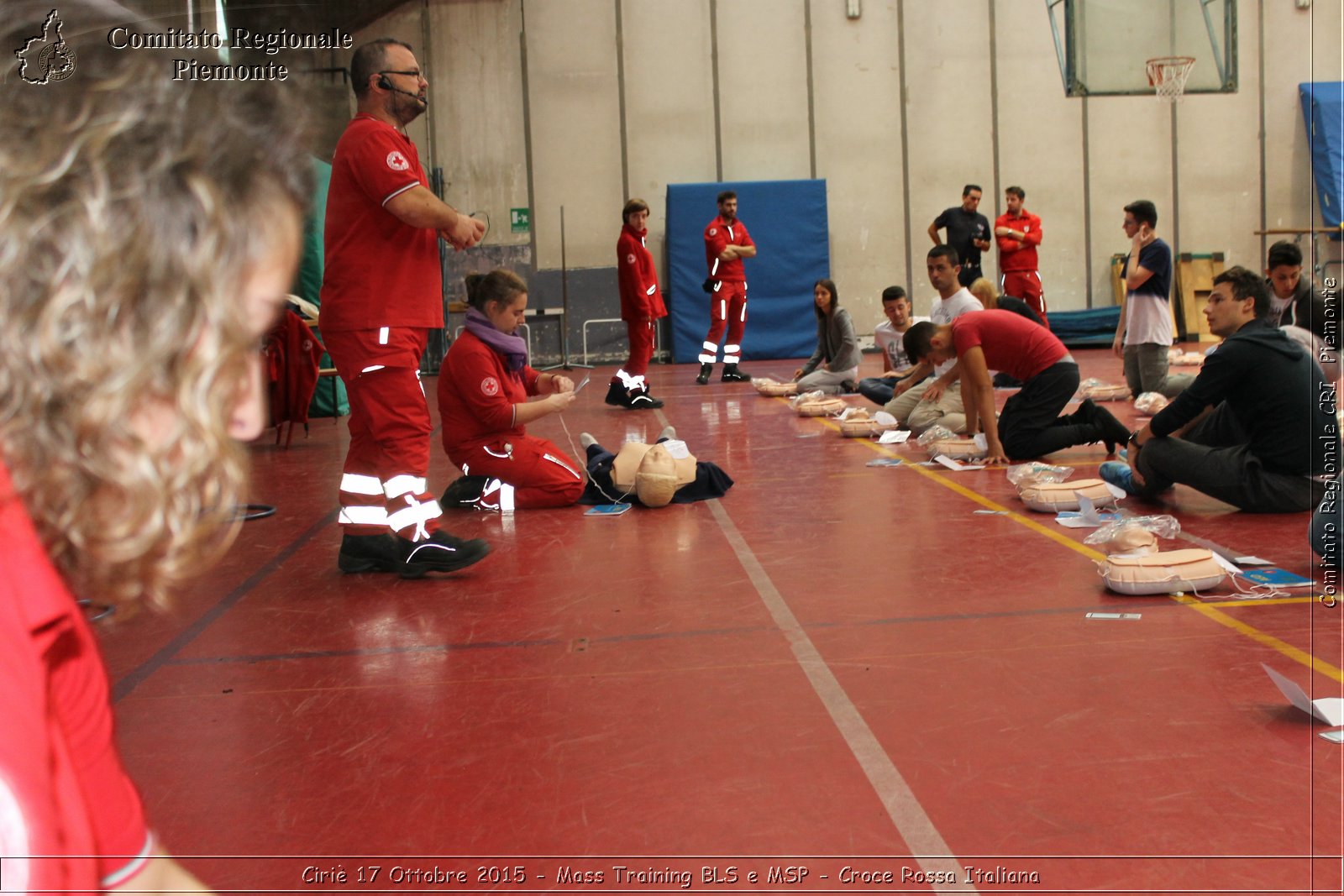 Ciri 17 Ottobre 2015 - Mass Training BLS e MSP - Croce Rossa Italiana- Comitato Regionale del Piemonte