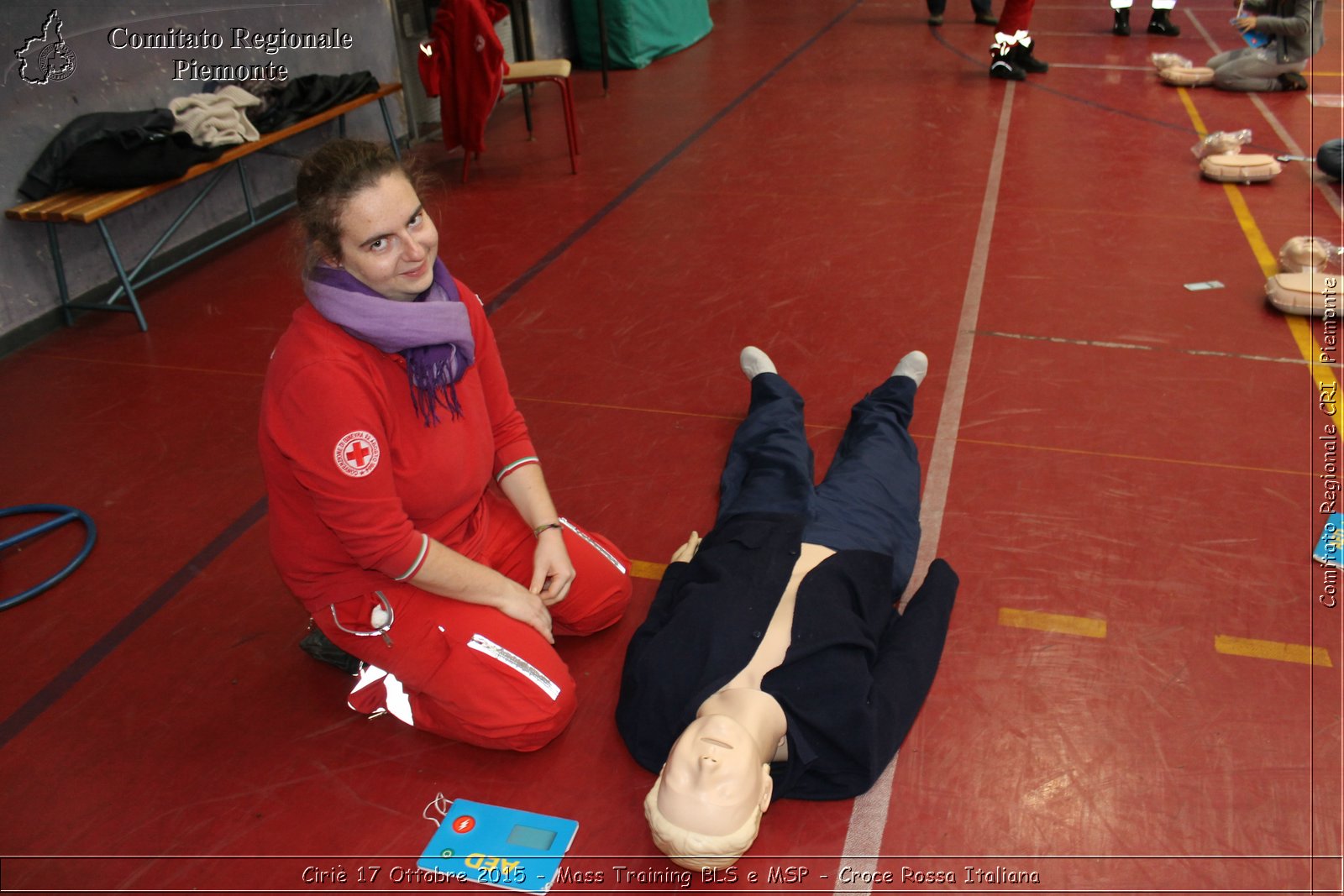 Ciri 17 Ottobre 2015 - Mass Training BLS e MSP - Croce Rossa Italiana- Comitato Regionale del Piemonte