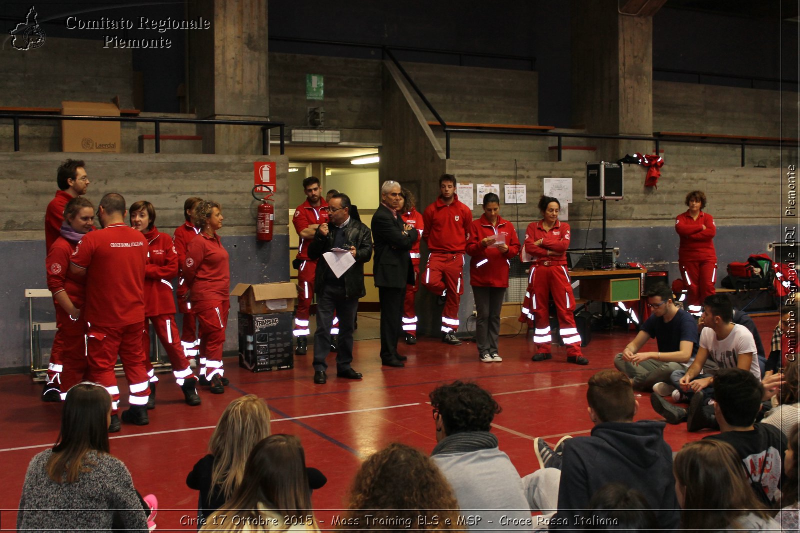 Ciri 17 Ottobre 2015 - Mass Training BLS e MSP - Croce Rossa Italiana- Comitato Regionale del Piemonte